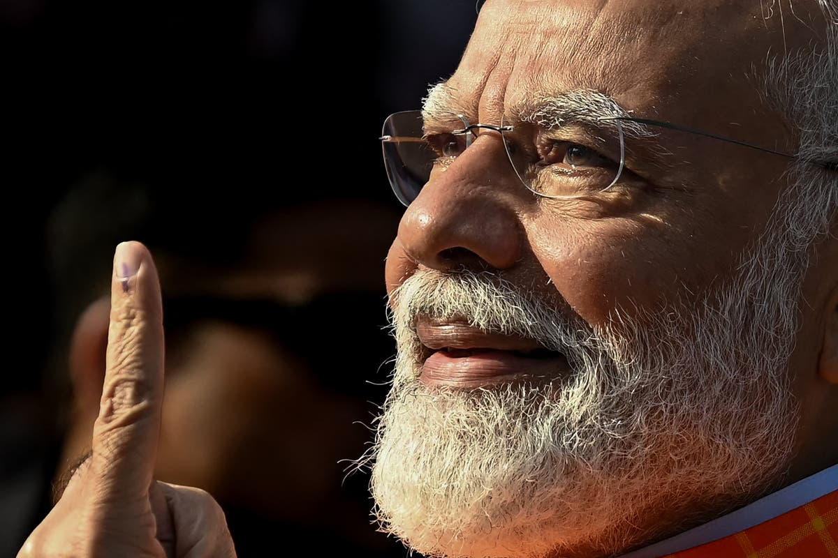 Modi leads voting as India conducts third phase of national election