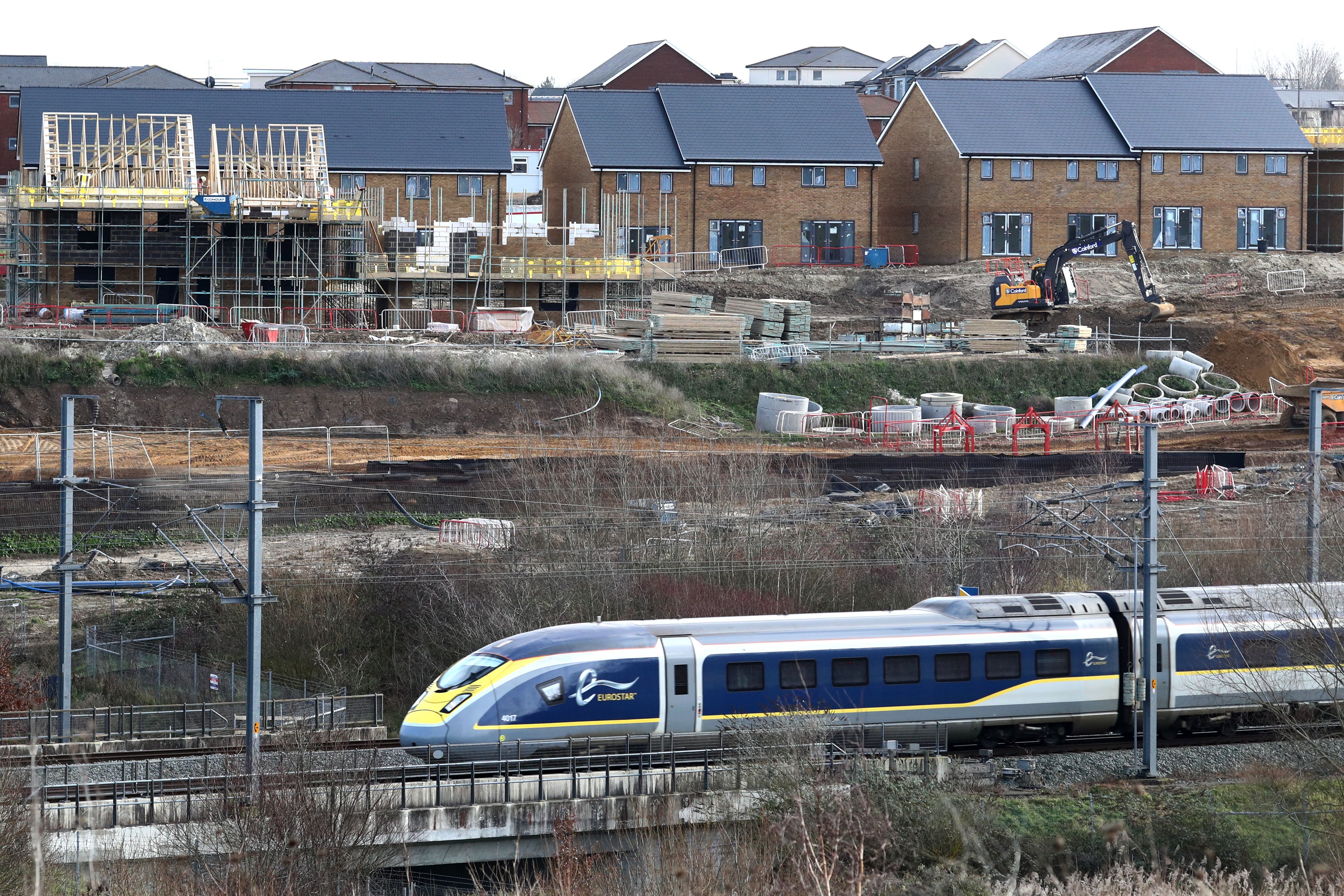 A rebound in the UK’s construction industry has picked up pace (Gareth Fuller/PA)