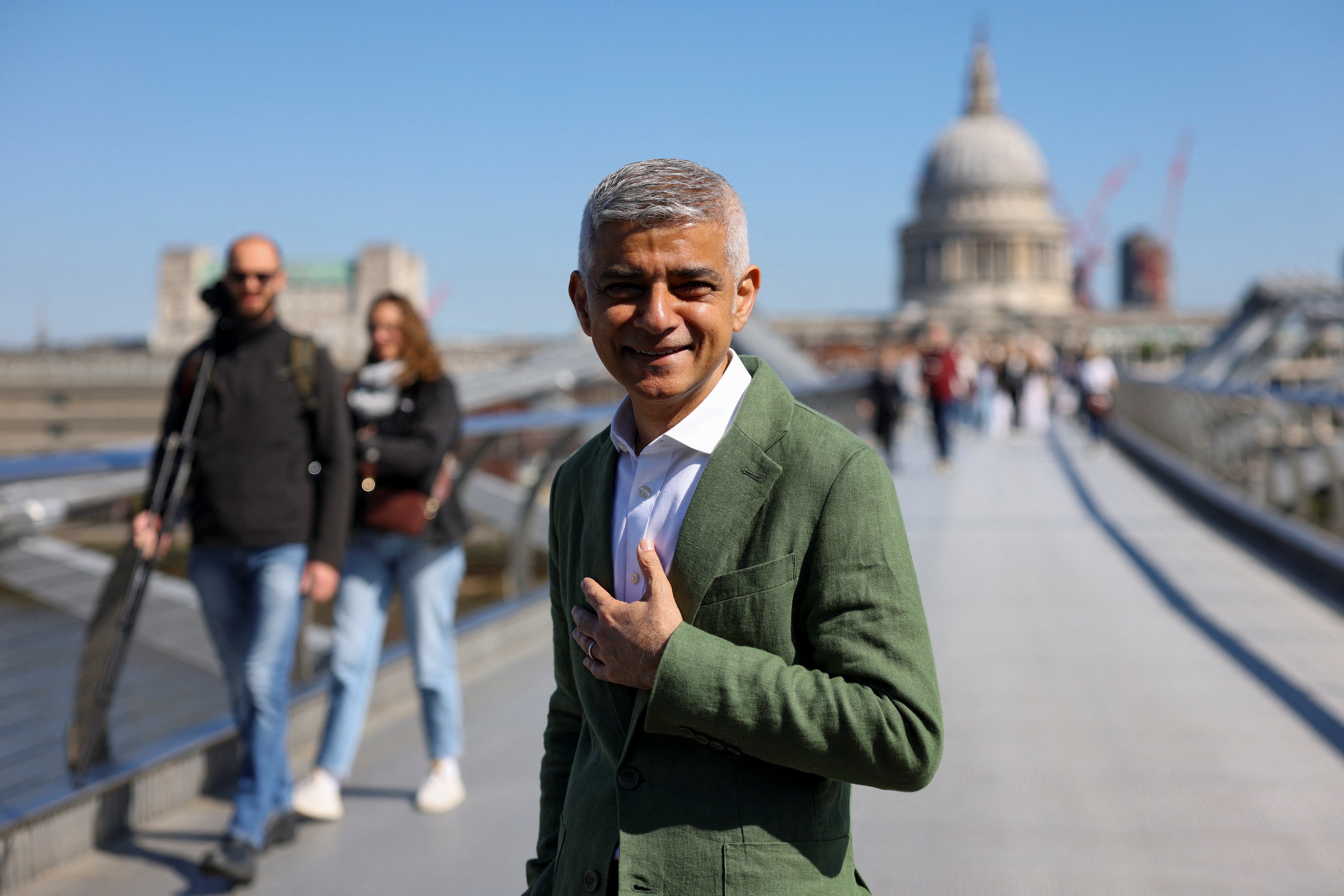 London mayor Sadiq Khan is looking forward to welcoming Taylor Swift