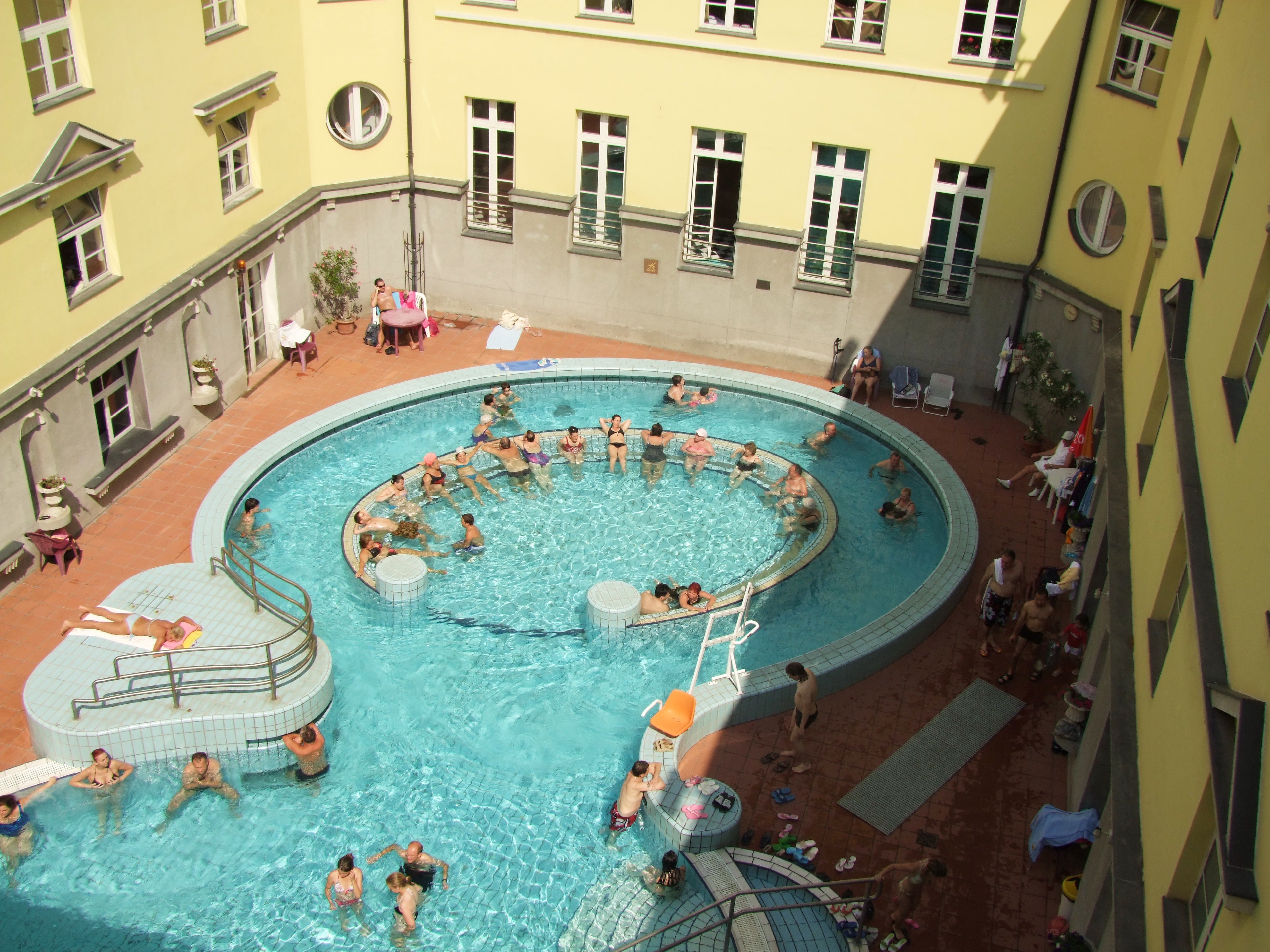 Lukács Thermal Bath is popular with both tourists and locals