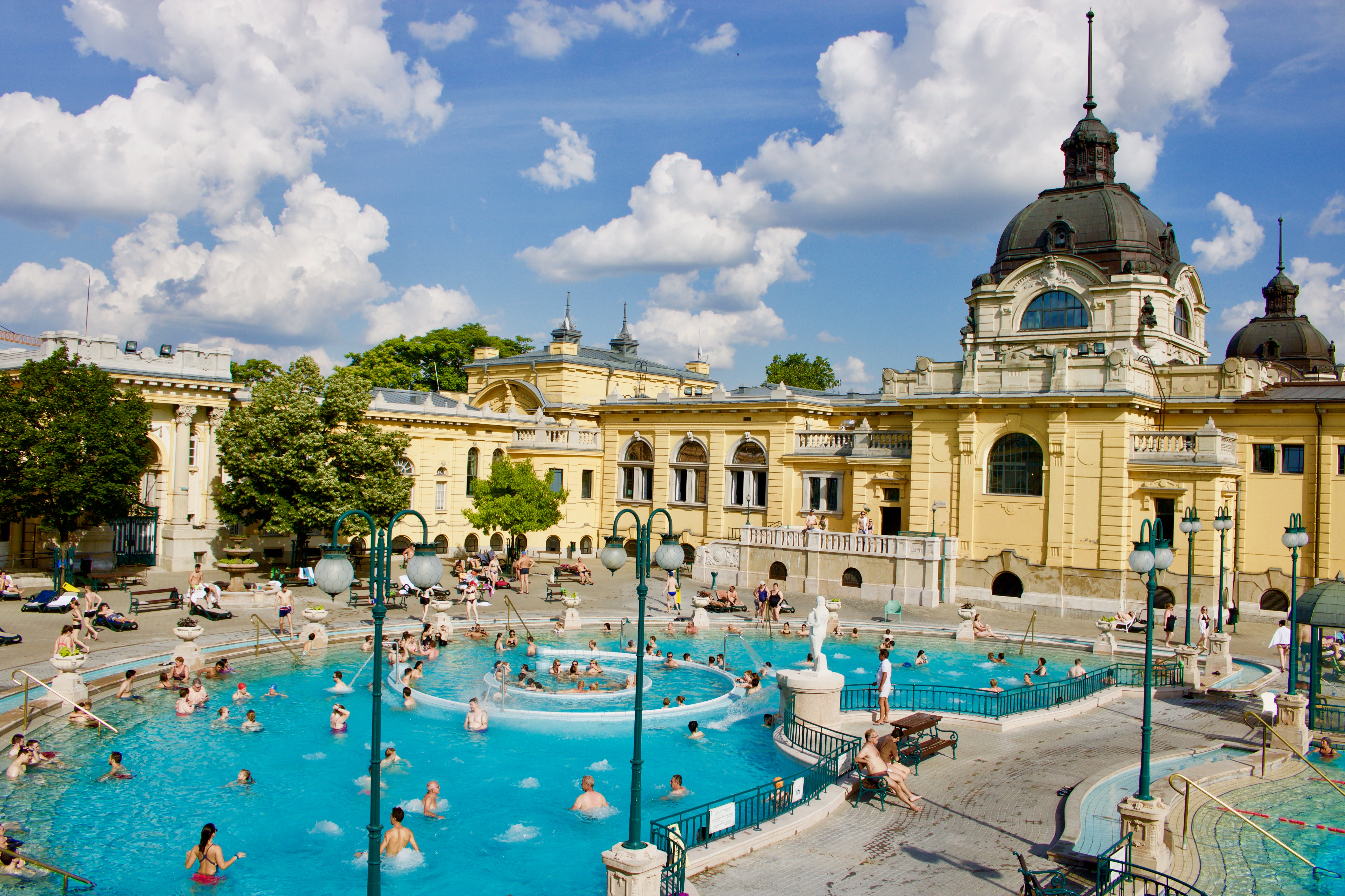 The Széchenyi Baths are one of Budapest’s most popular tourist attractions