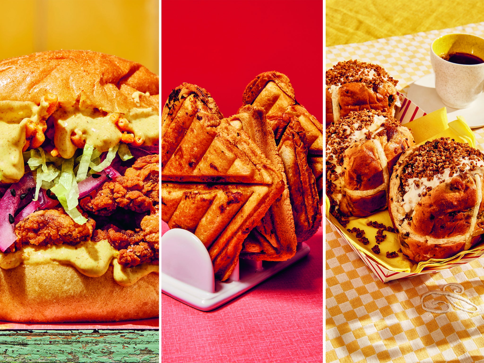 From Coronation fried chicken to hot cross buns with ice cream, take your sandwich game up a notch