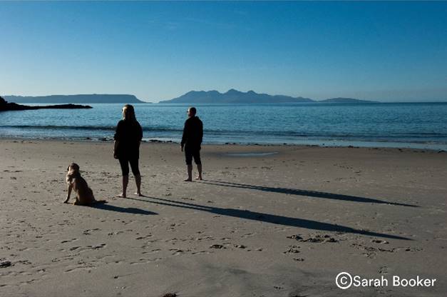 Katie’s family remembers her through a concept photograph taken on the beach where Katie’s ashes are scattered in Camusdarach, on the West Coast of Scotland.