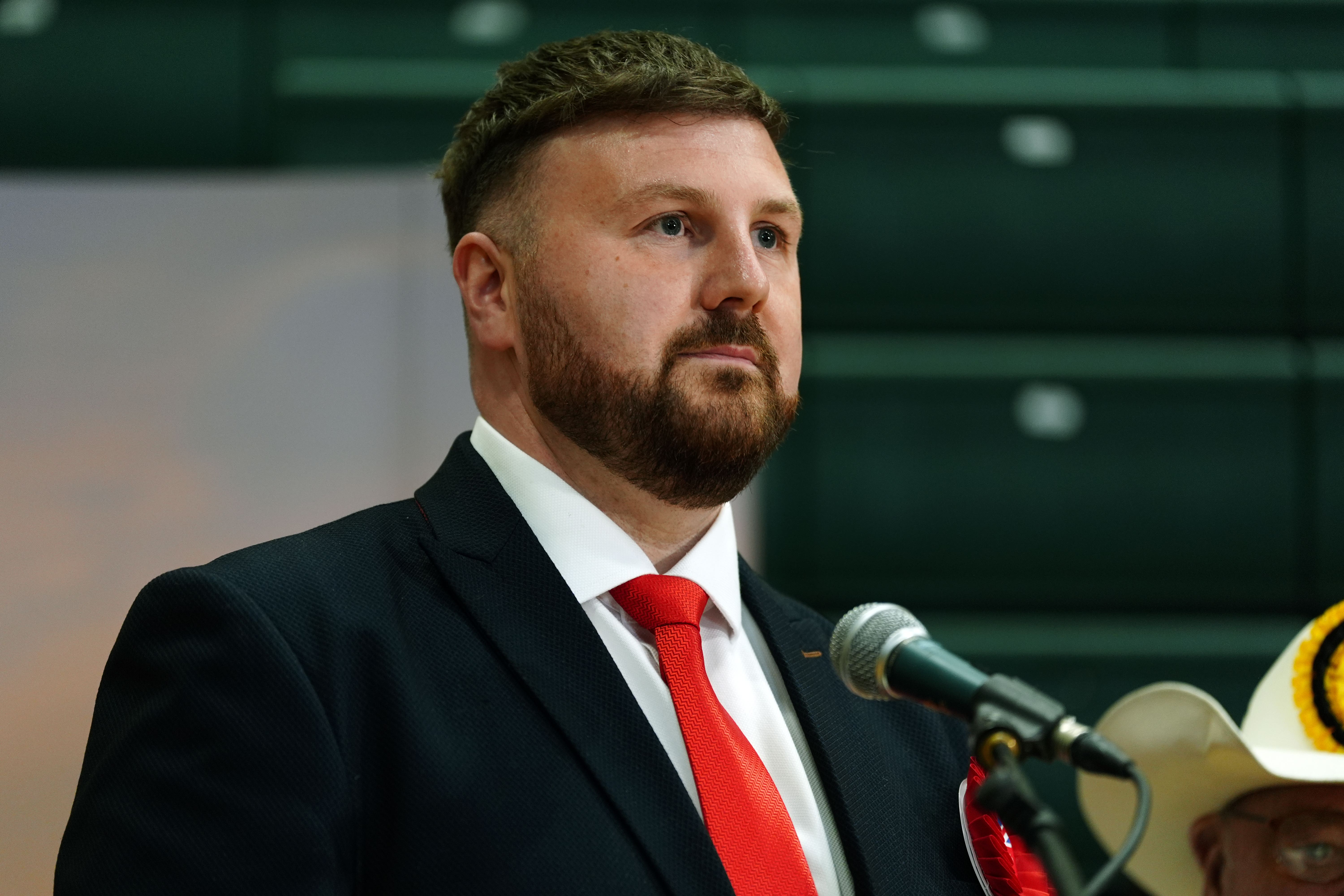 Labour’s Chris Webb has taken his seat in the House of Commons (Peter Byrne/PA)