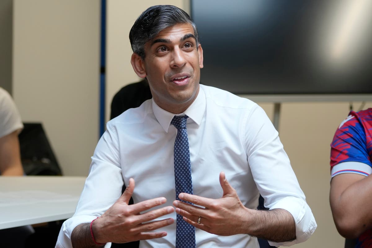 Rishi Sunak’s claims that Britain is heading to a hung parliament after general election have been dismissed as “wishful thinking” 