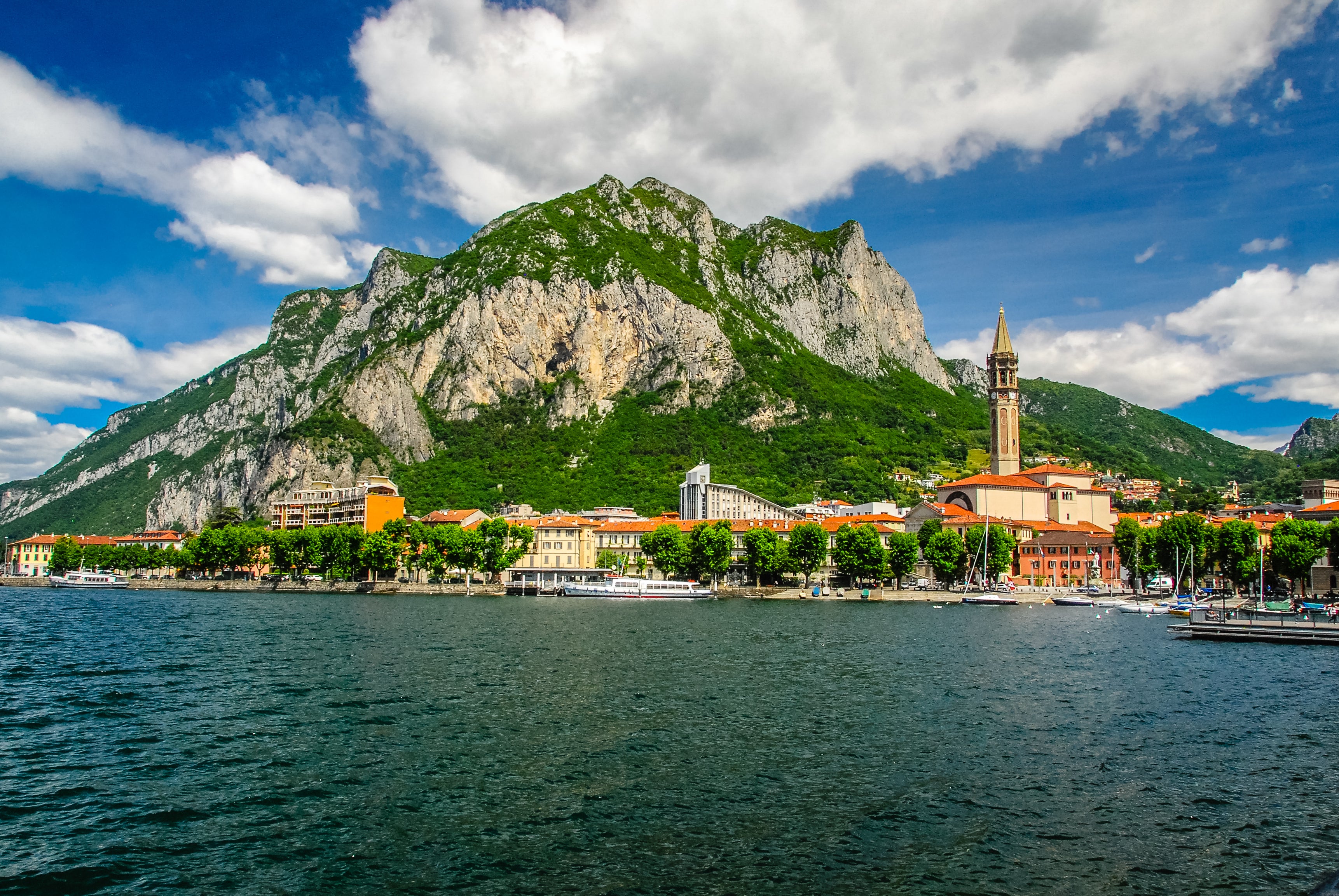 A view of Lake Como in northern Italy