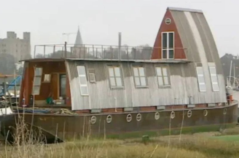 The Eco Barge was described as “a floating scrapheap challenge”