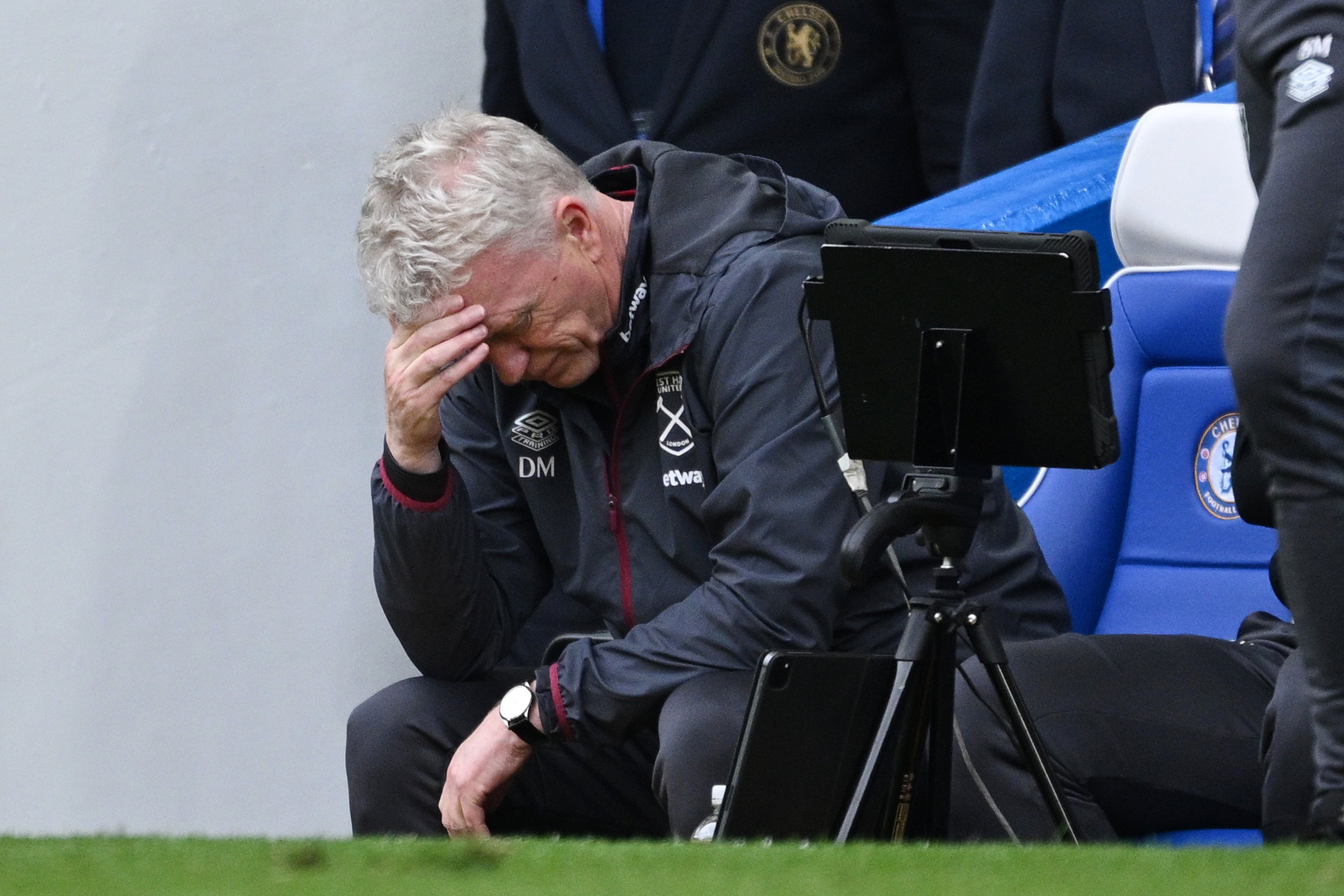 Moyes has two games remaining following the 5-0 thrashing at Chelsea
