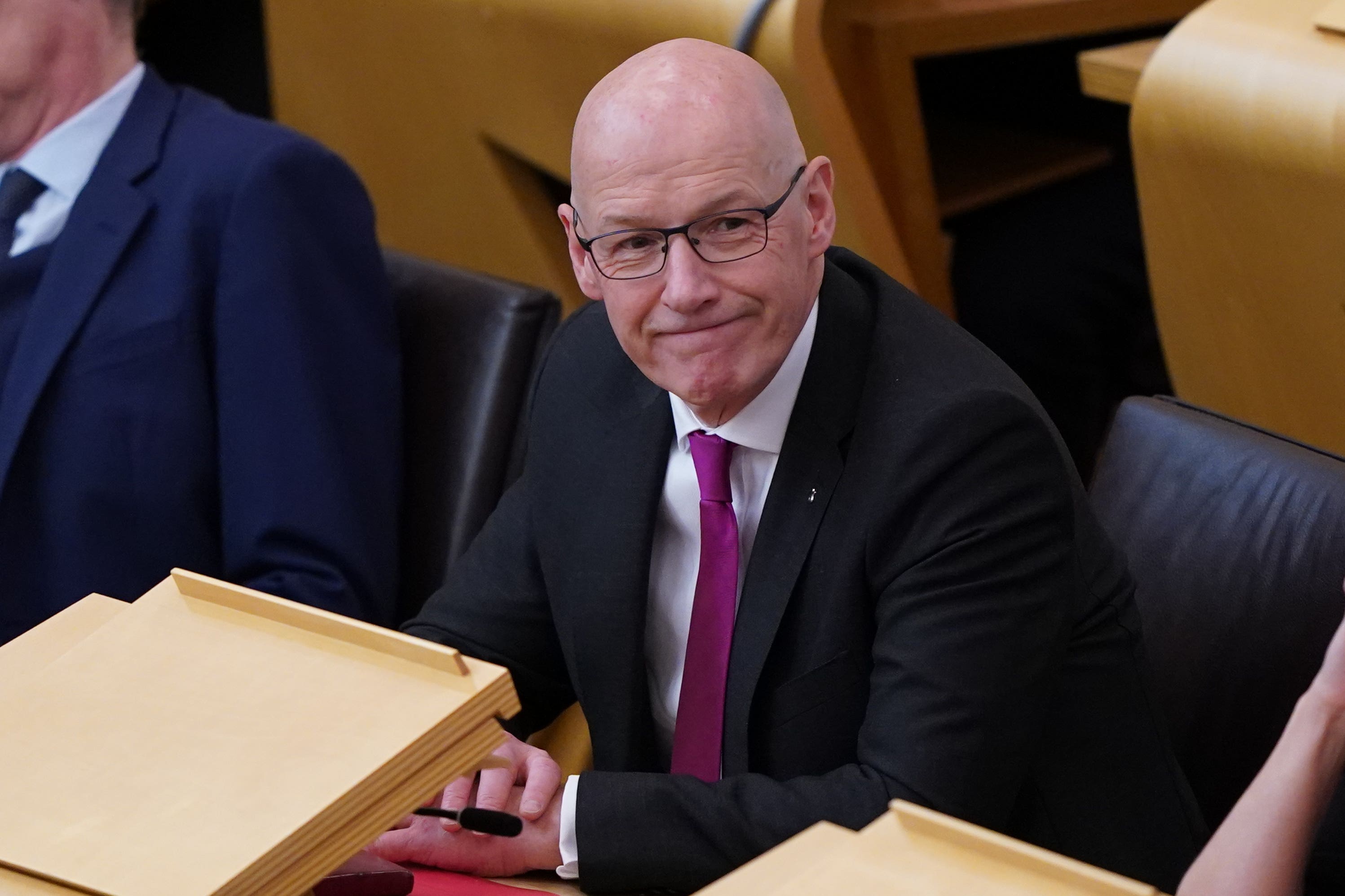 New first minister-elect John Swinney (Andrew Milligan/PA)