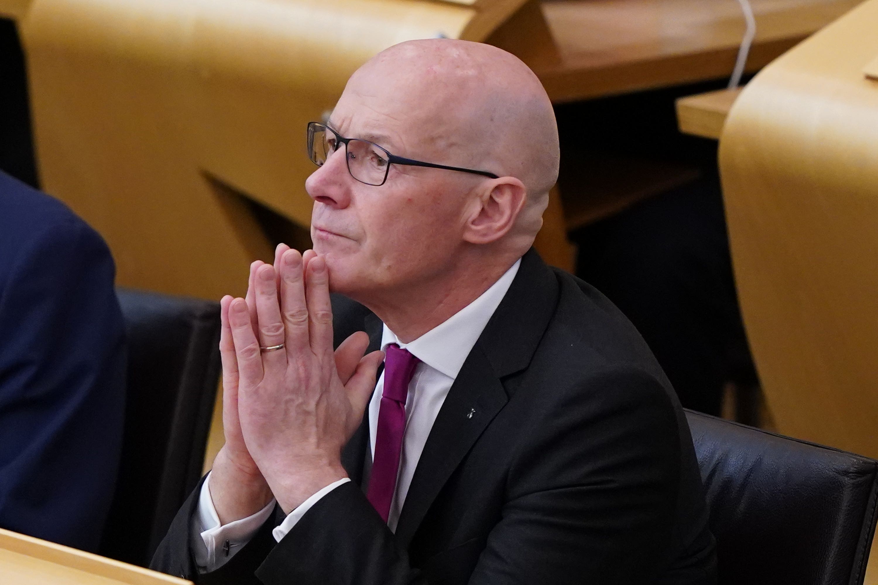 John Swinney said it was an ‘extarordinary privilege’ to be Scotland’s new first minister (Andrew Milligan/PA)