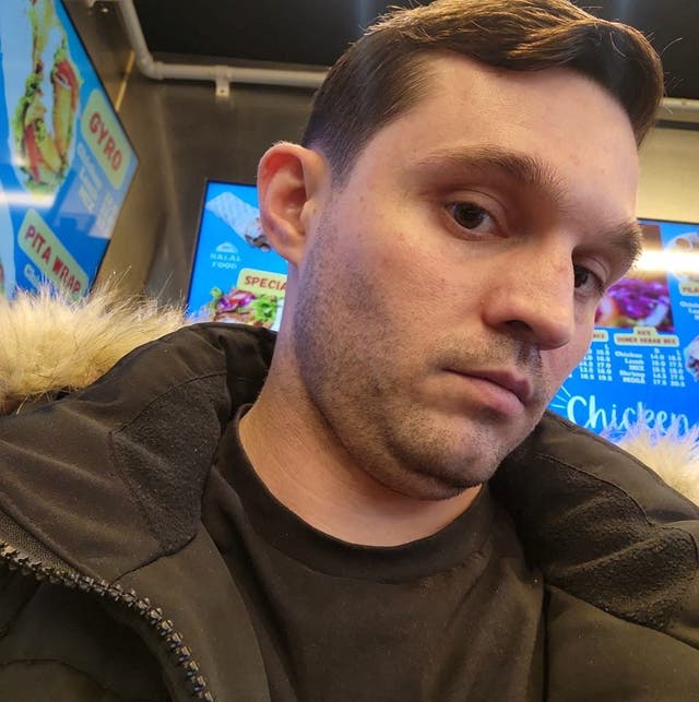 <p>Gordon Black, a U.S. serviceman detained in Russia, poses for a selfie in this picture obtained from social media, in an unspecified location, released on February, 2023</p>