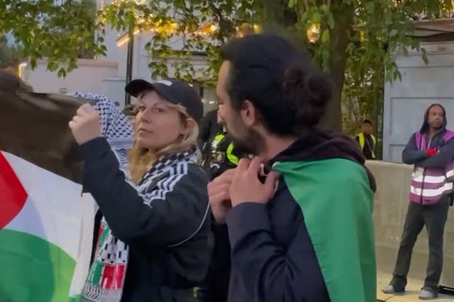<p>Pro-Palestinian protest breaks out in Malmo ahead of Eurovision Song Contest.</p>