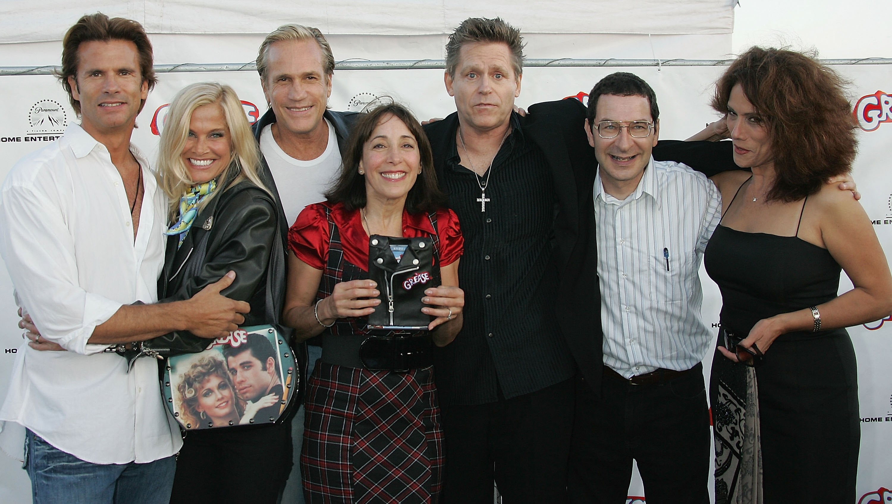 Actors Lorenzo Lamas, Susan Buckner, director Randal Kleiser and actors Didi Conn, Jeff Conaway, Eddie Deezen and Annette Cardona in 2006
