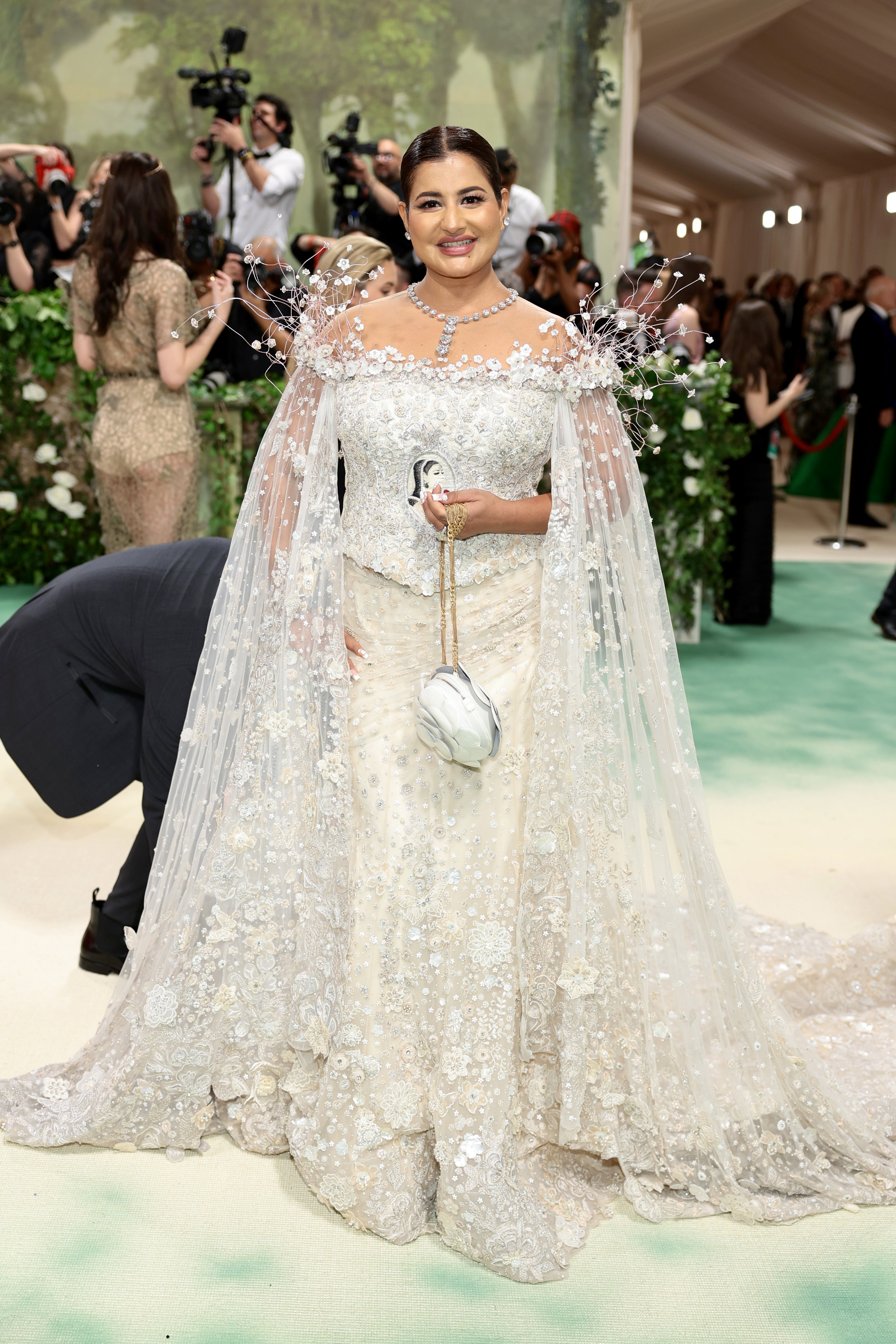 Indian billionaire Sudha Reddy attends 2024 Met Gala with $10m diamond necklace