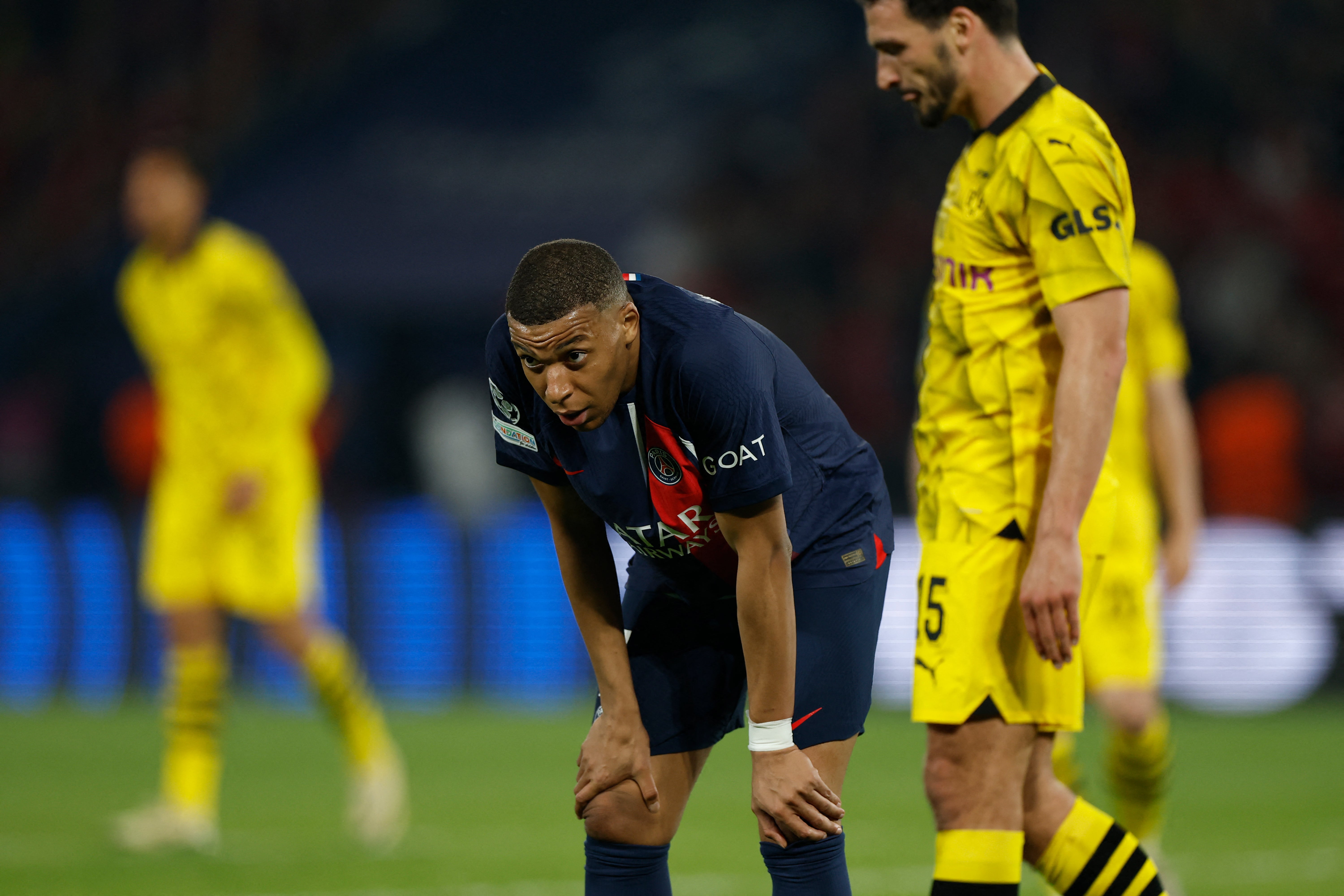 Kylian Mbappe’s final Champions League match with PSG ends in defeat