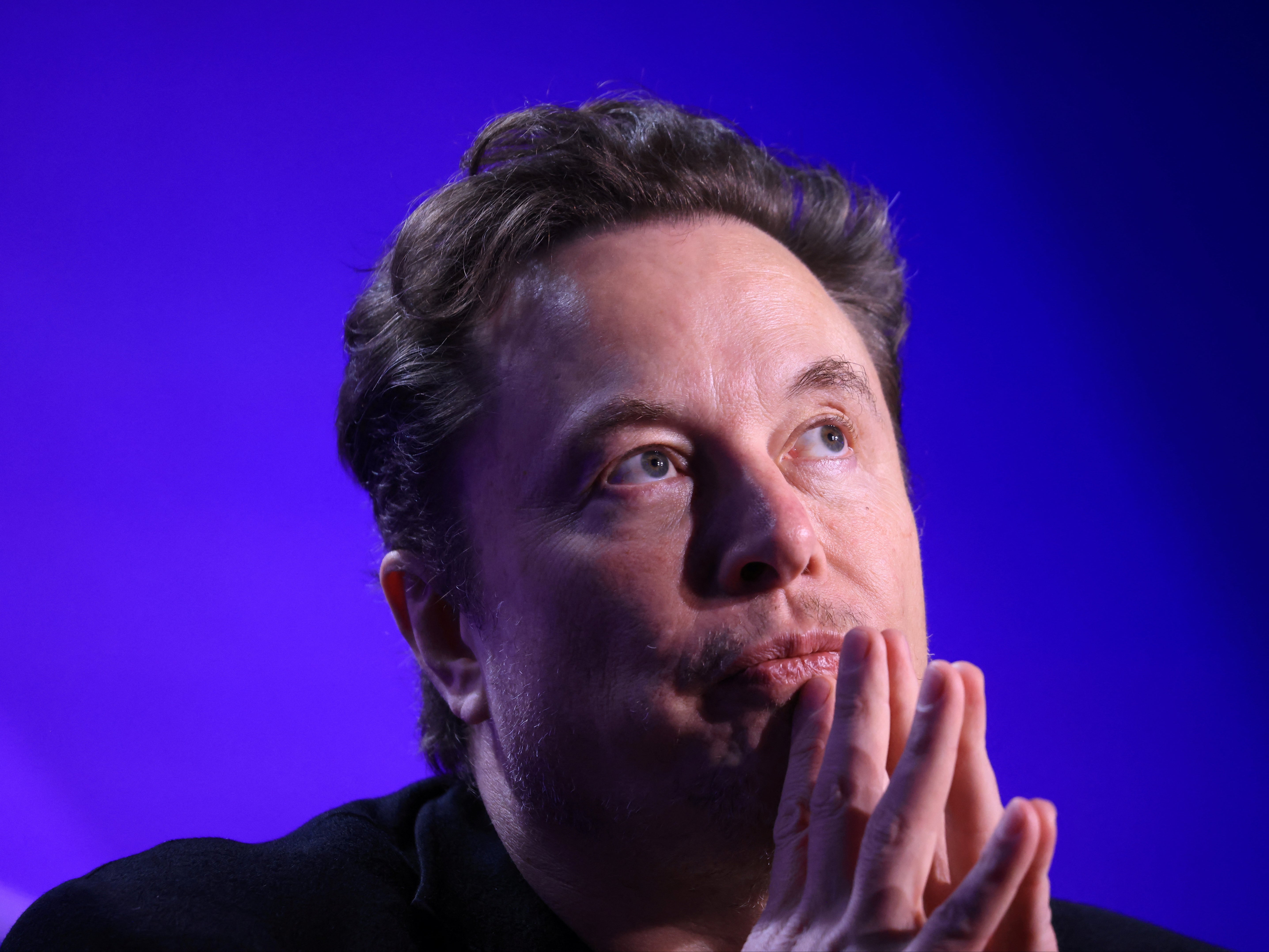 Elon Musk during the 2024 Milken Conference in Beverly Hills, California, May 2024