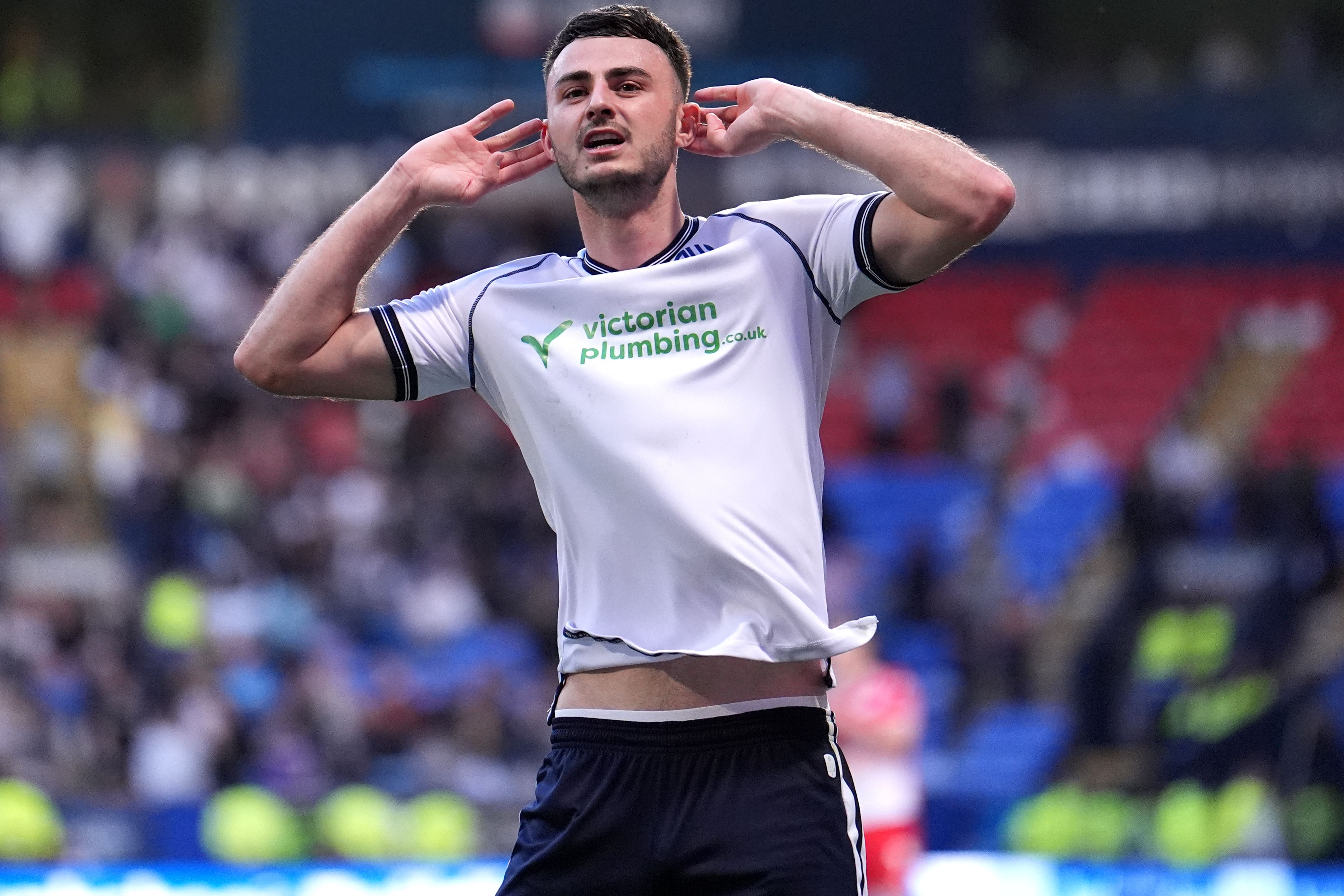 Aaron Collins scored a screamer for Bolton (Martin Rickett/PA)