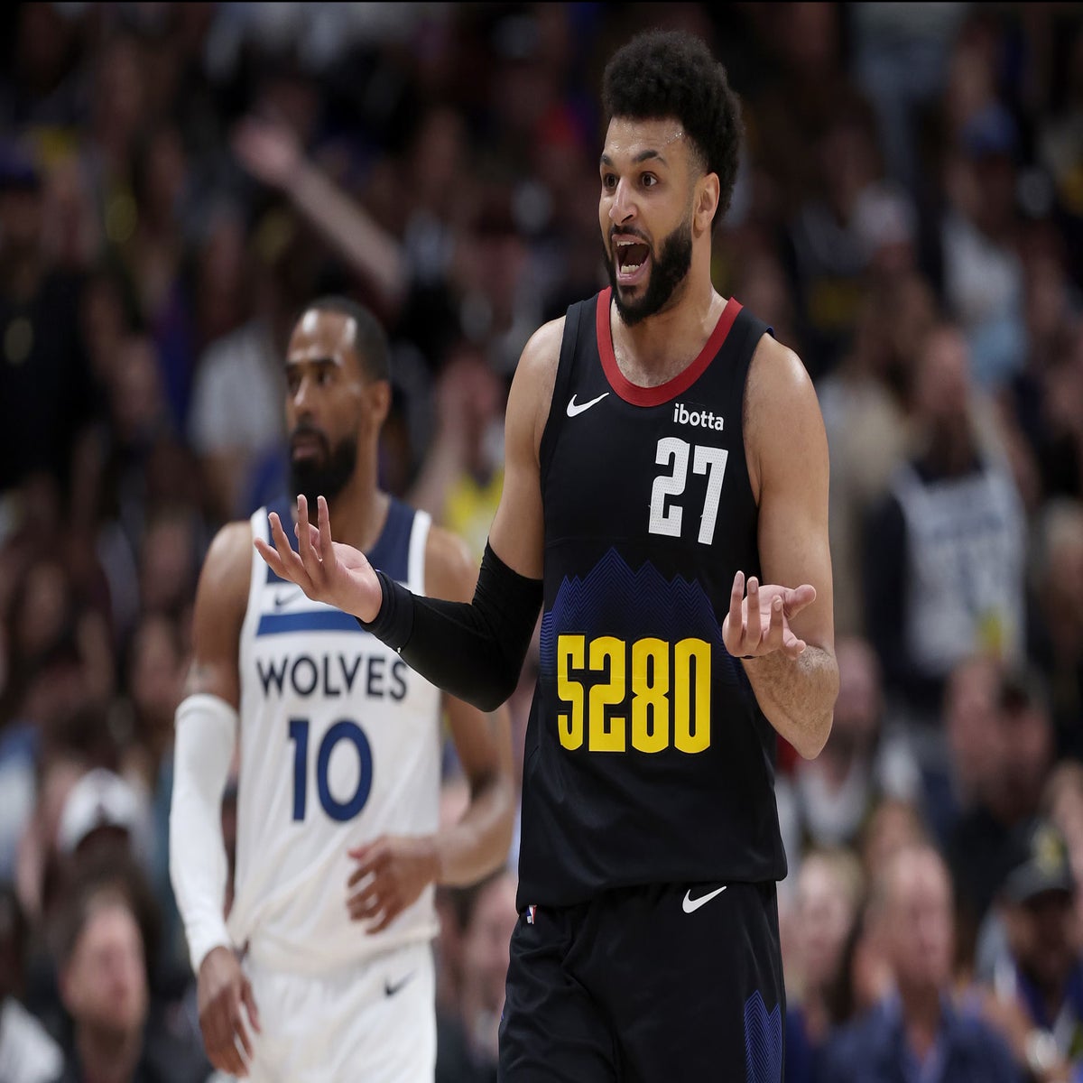 NBA star Jamal Murray fined for throwing towel and heat pack at referee |  The Independent