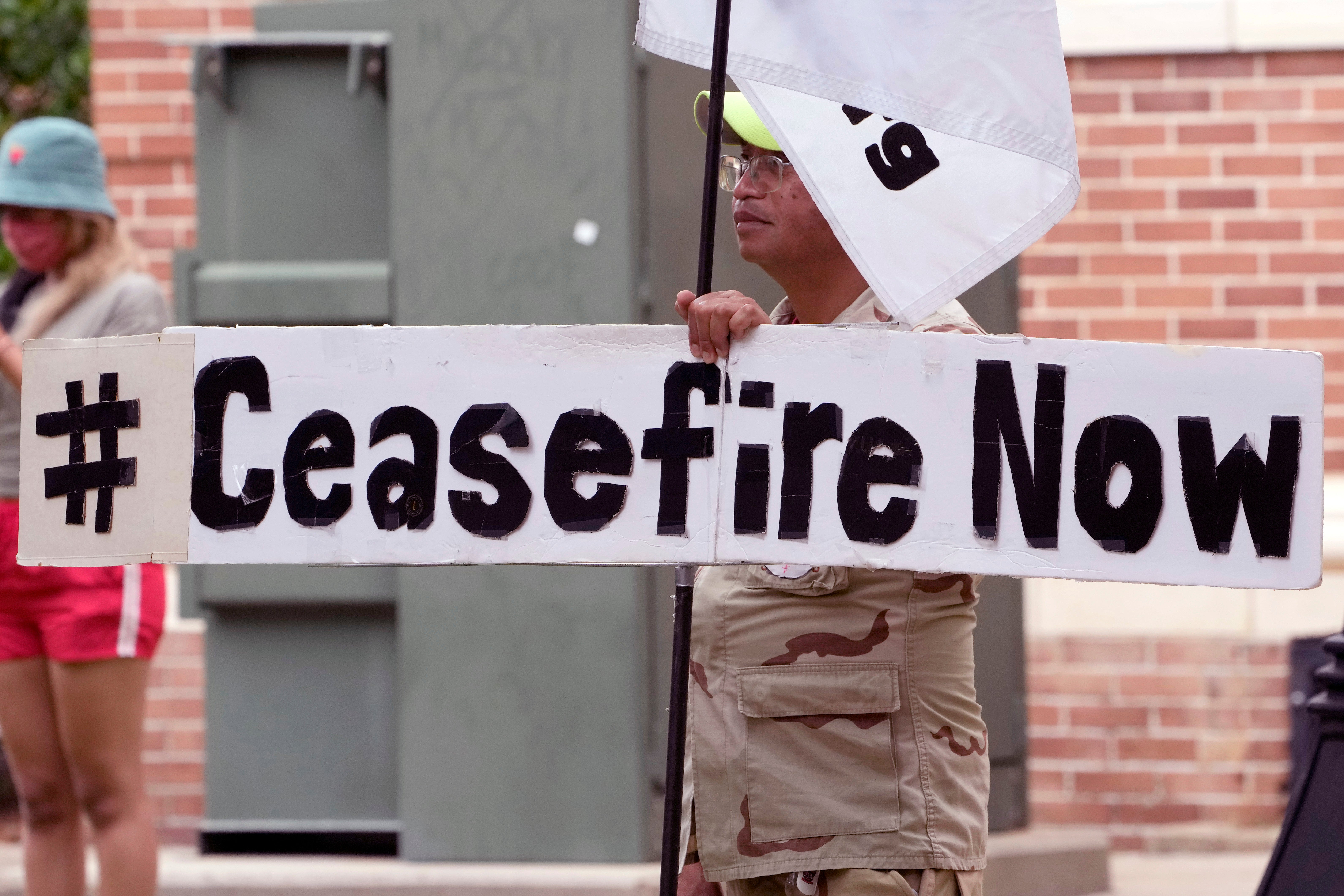 Protests calling for a ceasefire for Gaza in Mississippi