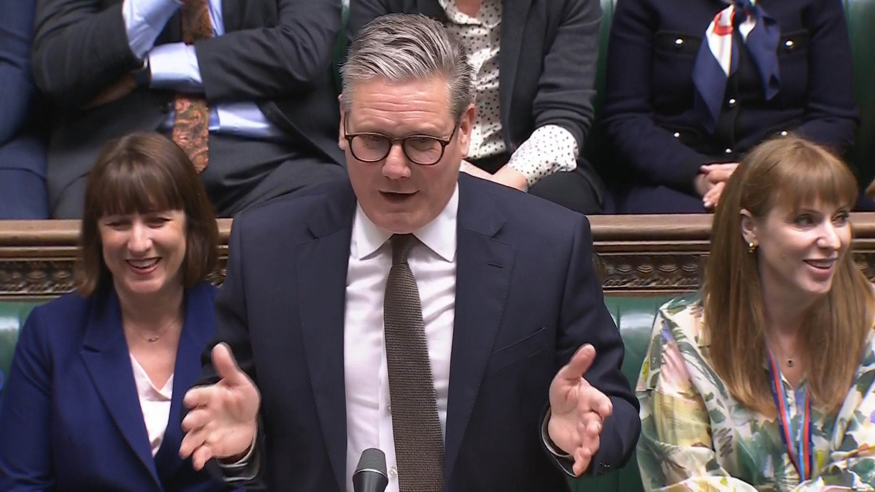 Keir Starmer at Prime Minister's Questions