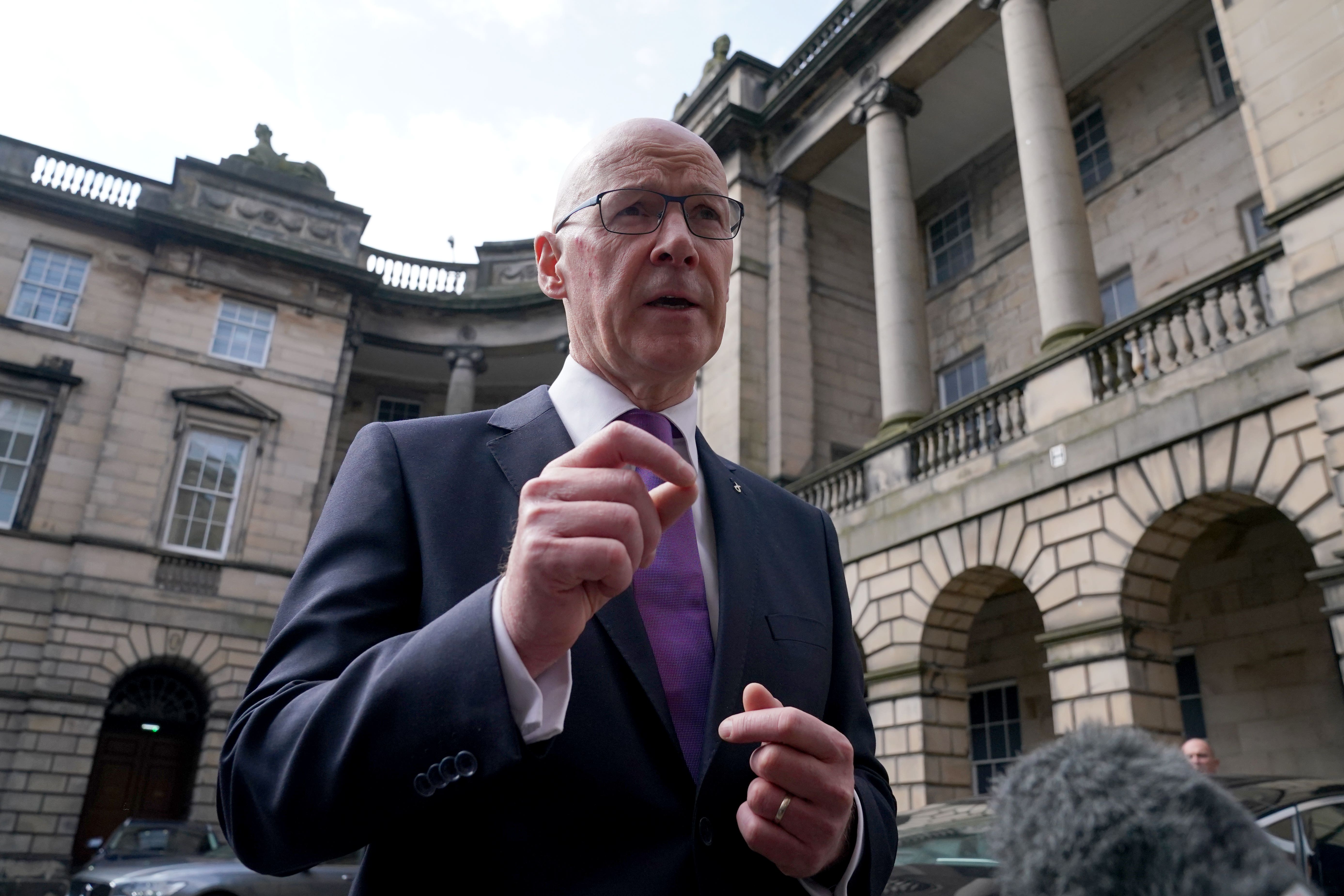 John Swinney has been sworn in as Scotland’s seventh First Minister (Andrew Milligan/PA)