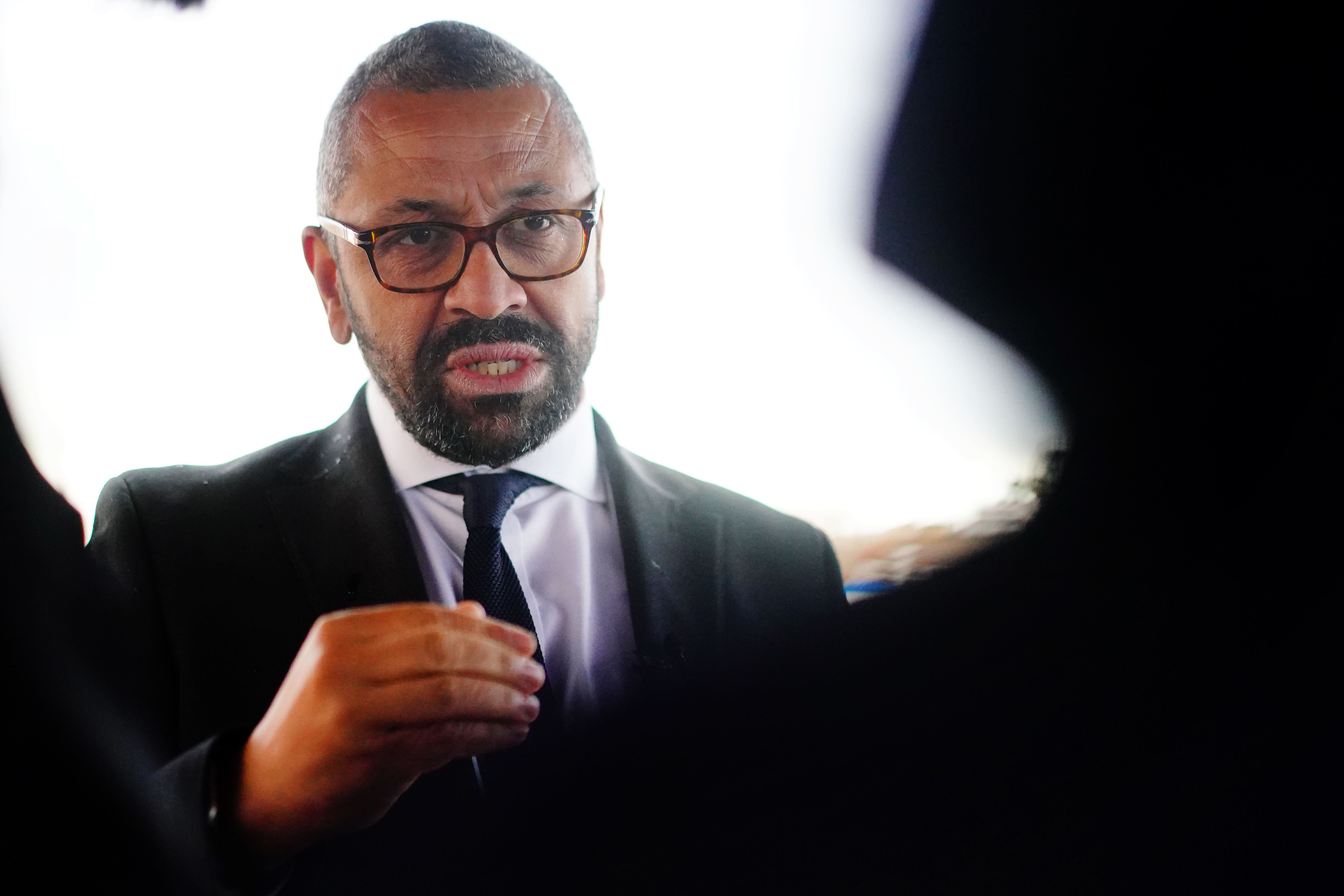 James Cleverly appeared to forget his past support for the resettlement of Syrian refugees