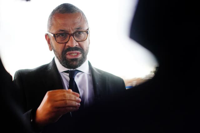 James Cleverly was speaking in the House of Commons (Victoria Jones/PA)