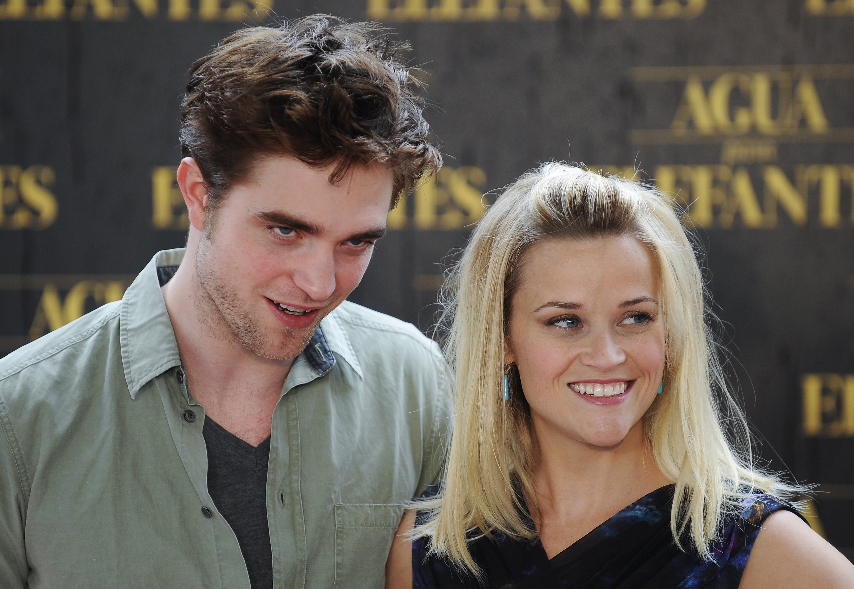 R-Patz and Witherspoon promoting ‘Water for Elephants'