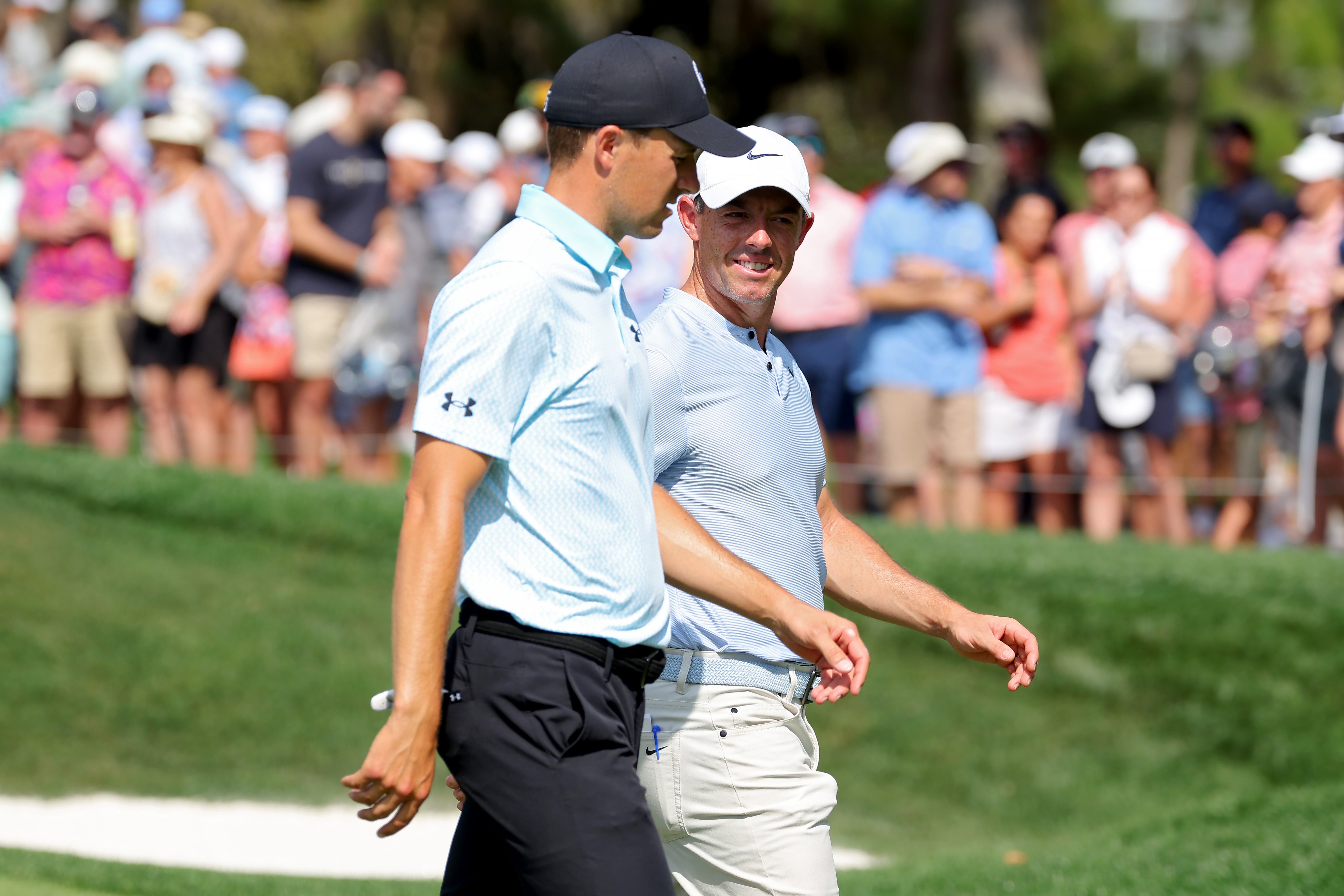 Rory McIlroy and Jordan Spieth have disagreed over ongoing negotiations with the PIF