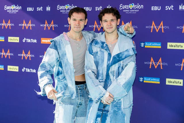 <p>Sweden’s Eurovision 2024 delegates Marcus & Martinus</p>