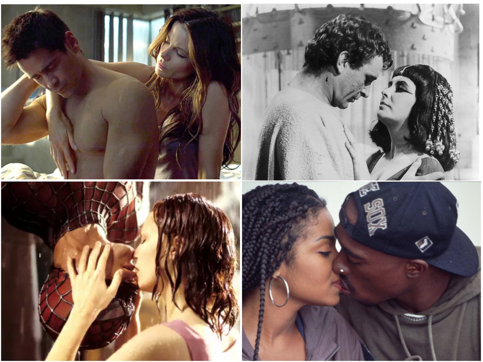Love scenes from ‘Total Recall’, ‘Cleopatra’, ‘Spider-Man’ and ‘Poetic Justice’