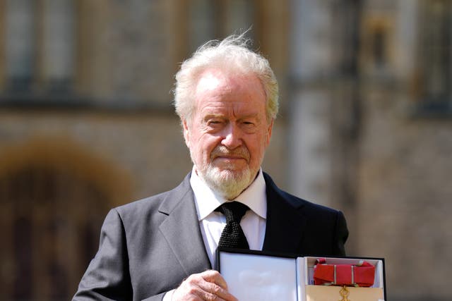 <p>Director and producer Sir Ridley Scott (Andrew Matthews/PA)</p>
