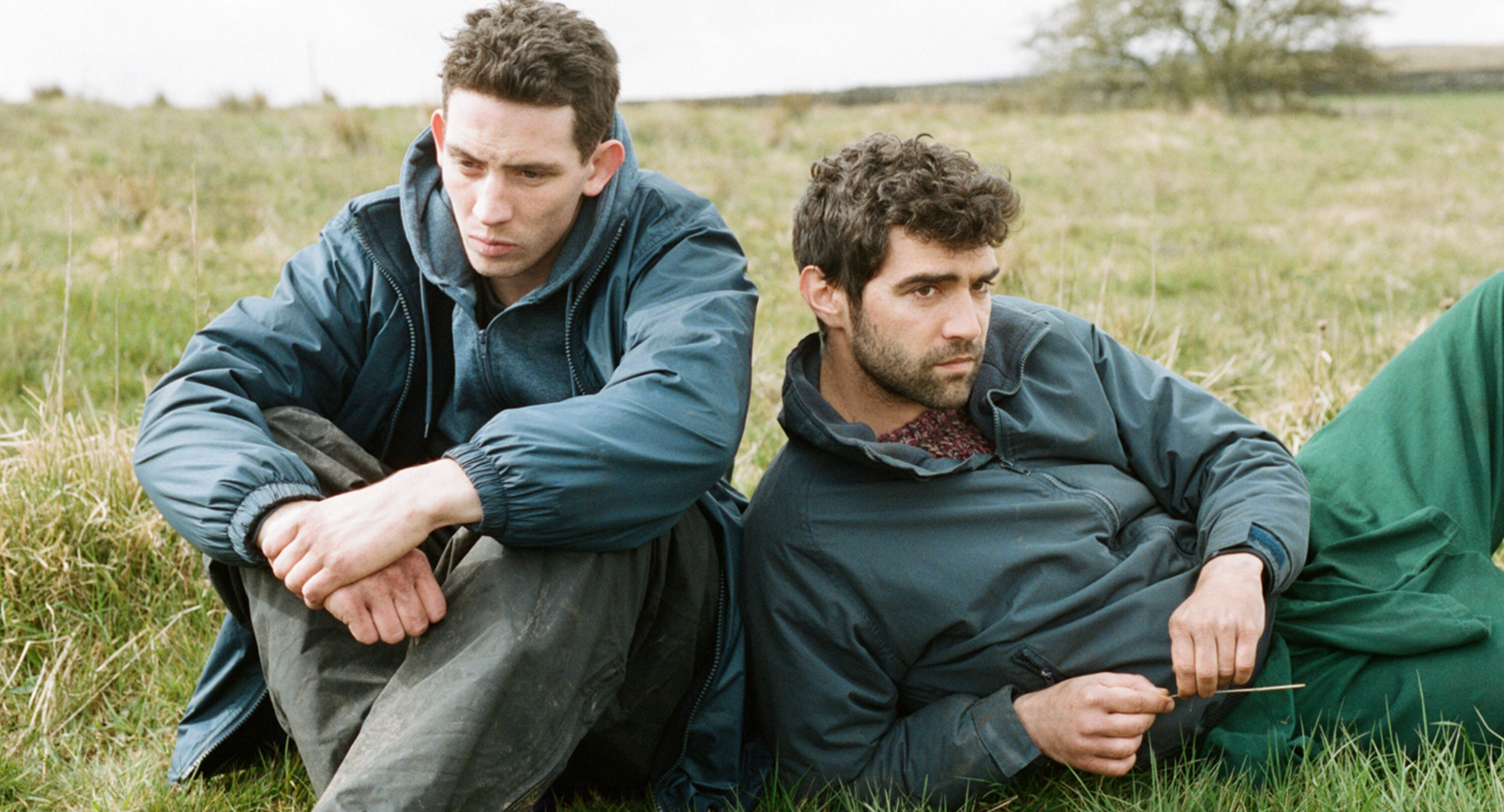 Josh O’Connor as Johnny and Alec Secareanu as Gheorghe in ‘God’s Own Country’