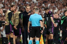 Thomas Tuchel claims ‘betrayal’ after controversial moment in Champions League semi-final