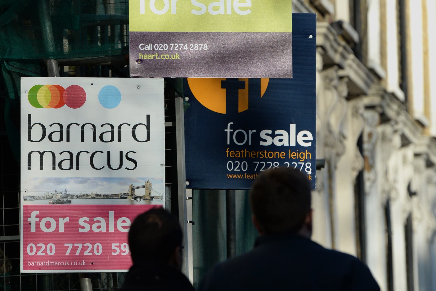 A net balance of 23% of professionals noted an increase in new instructions to sell during April (Anthony Devlin/PA)