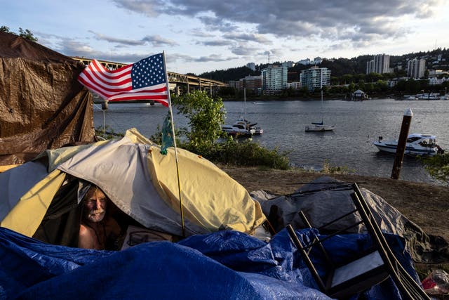 Homeless Camping Portland Oregon