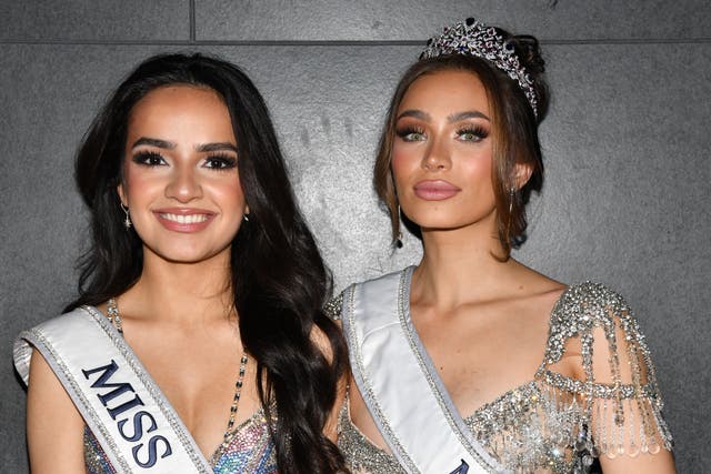 <p>Miss Teen USA 2023, UmaSofia Srivastava and Miss USA 2023, Noelia Voigt recently resigned their crowns amid accusations of mistreament and mismanagement by the Miss USA Organization </p>