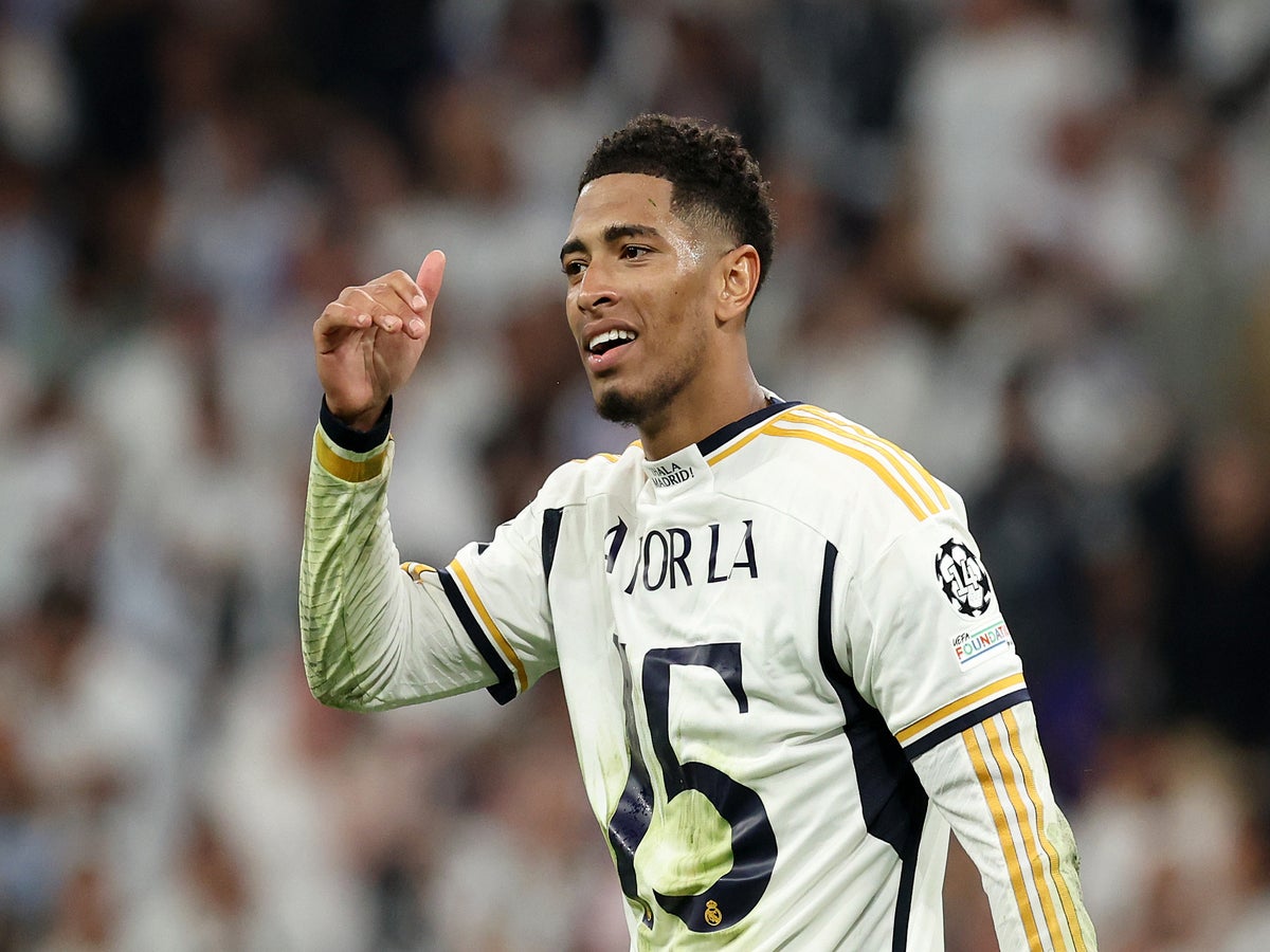 Jubilant Jude Bellingham hails Real Madrid's 'never-say-die' mentality  after Champions League win | The Independent