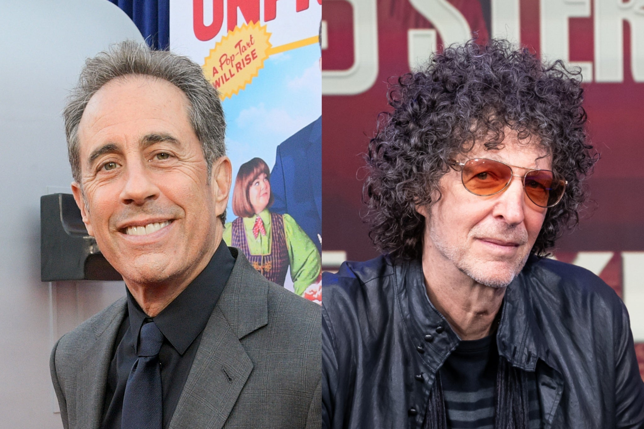 Jerry Seinfeld and Howard Stern