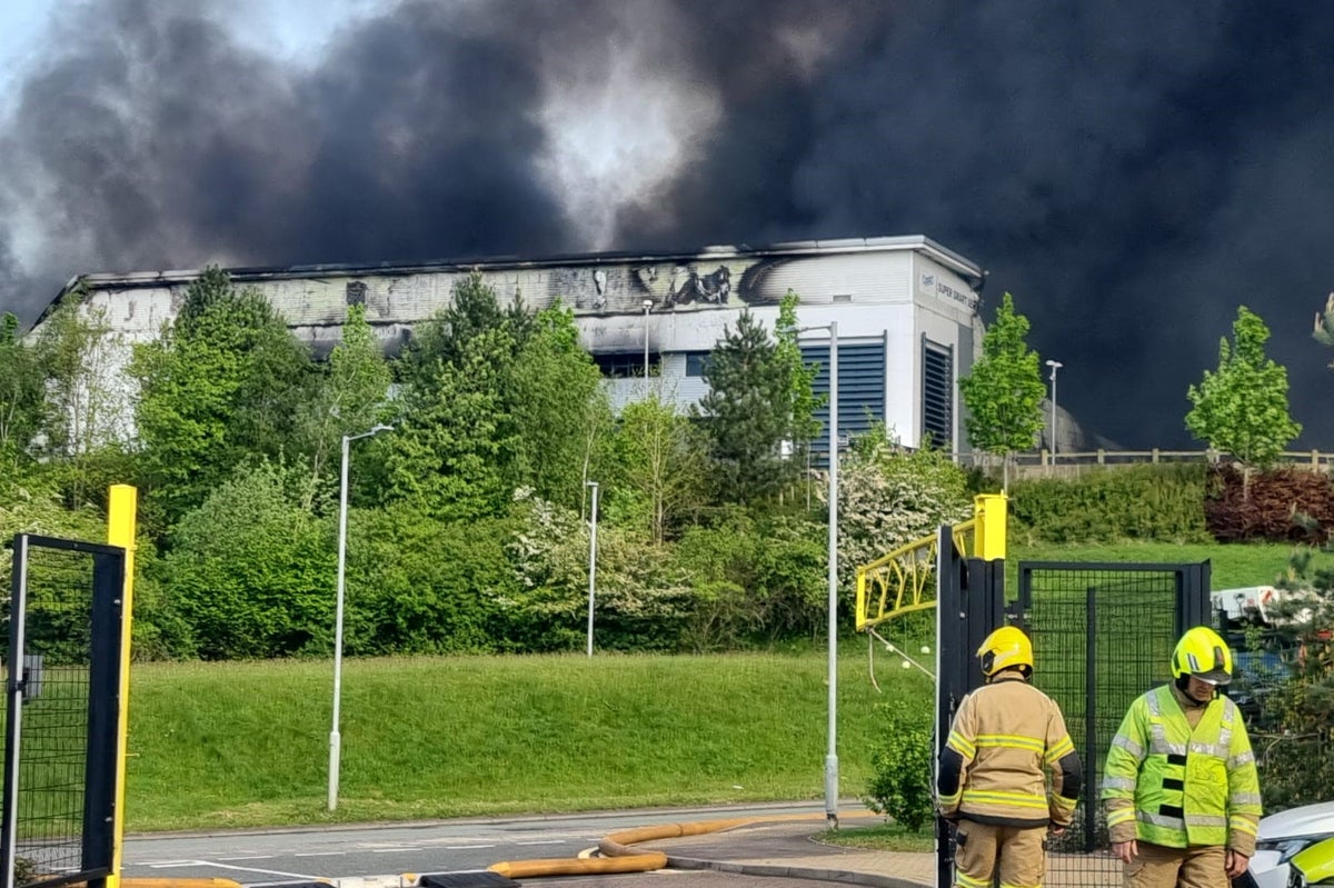 Cannock fire: Huge blaze breaks out at industrial estate as businesses told to evacuate