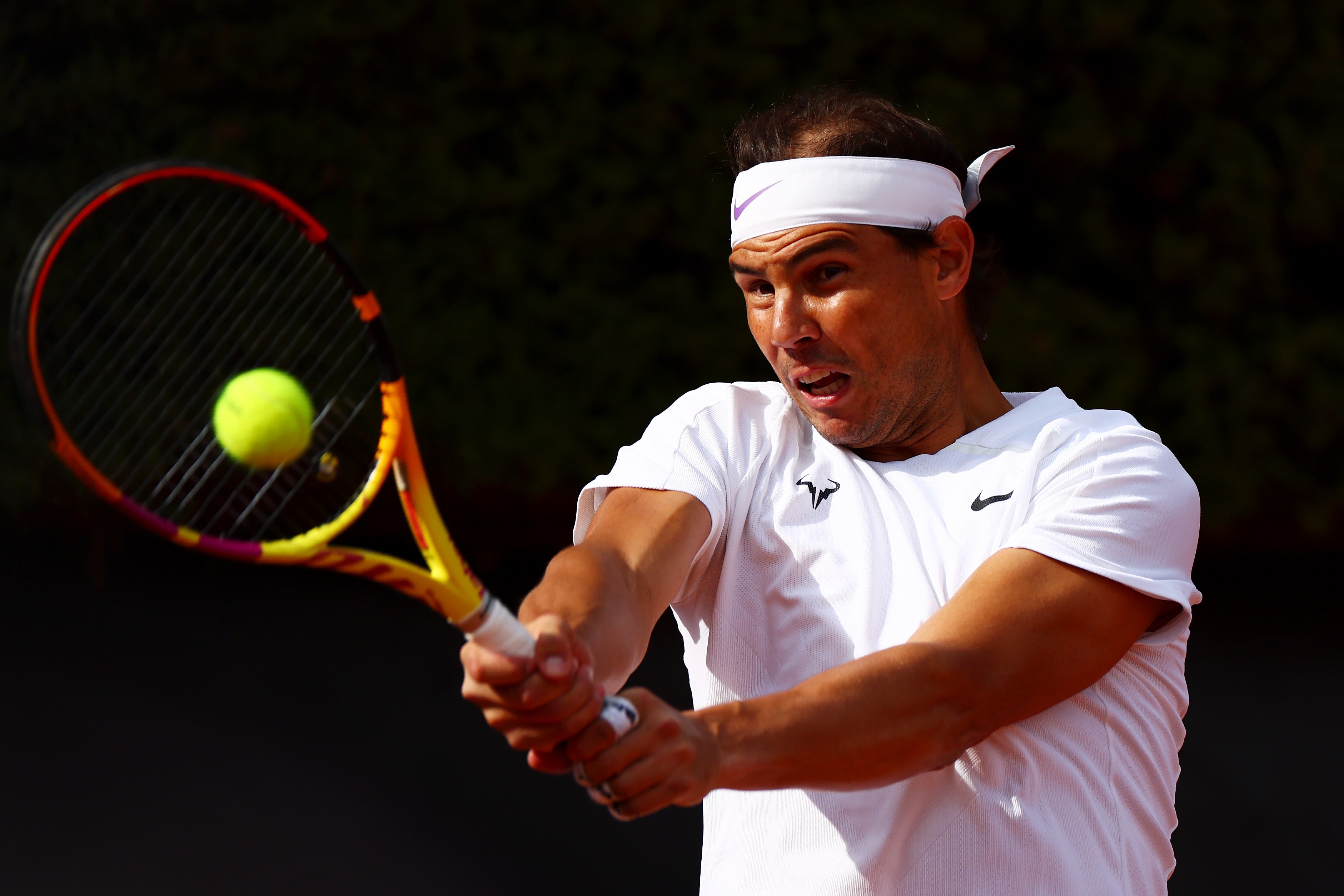 Rafael Nadal visszatér a pályára az olasz nyílt teniszbajnokságon
