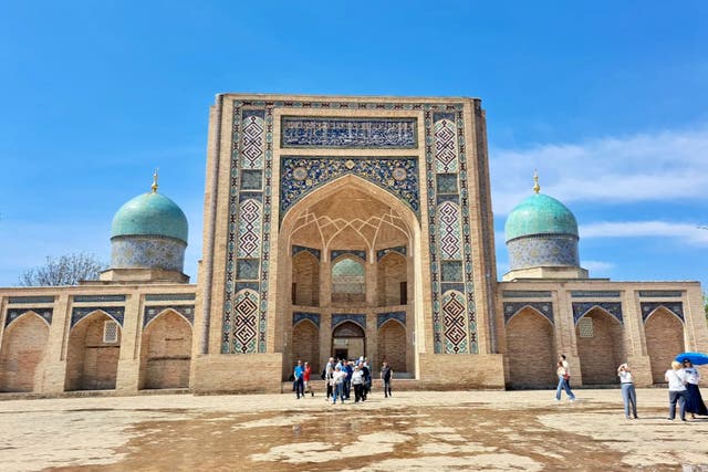 <p>Golden age: Abdulla Murodxo’jayev Mosque in Tashkent, Uzbekistan</p>