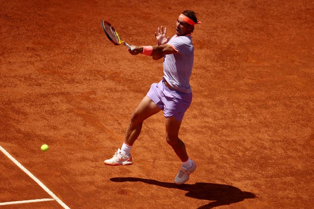 <p>Rafael Nadal returns to action at the Italian Open </p>