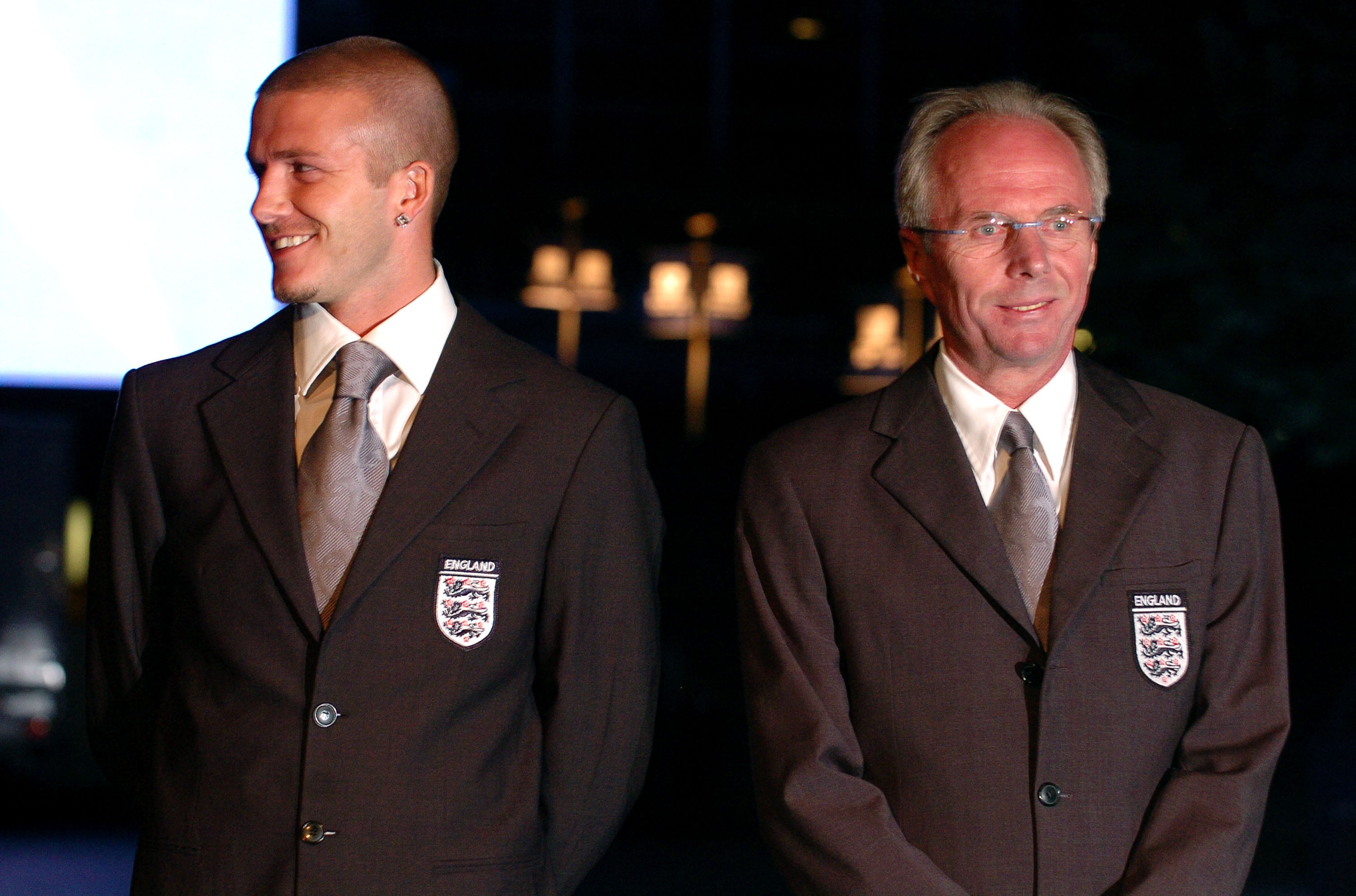 There were charges that Eriksson (right) allowed superstars such as David Beckham (left) too much power