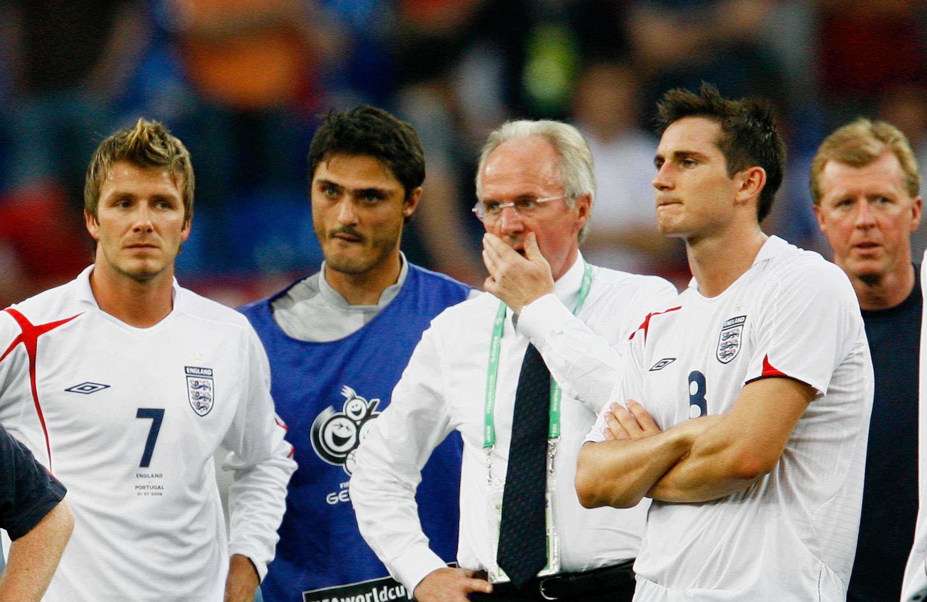 Eriksson couldn’t blend the big names of England’s ‘Golden Generation’ into a cohesive whole