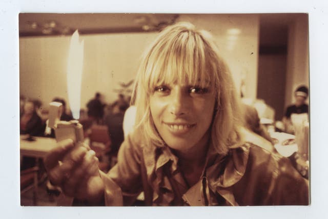 <p>Play with fire: Marlon Richards, son of Anita Pallenberg and Keith Richards, explores his mother’s story with directors Alexis Bloom and Svetlana Zill in ‘Catching Fire’ </p>