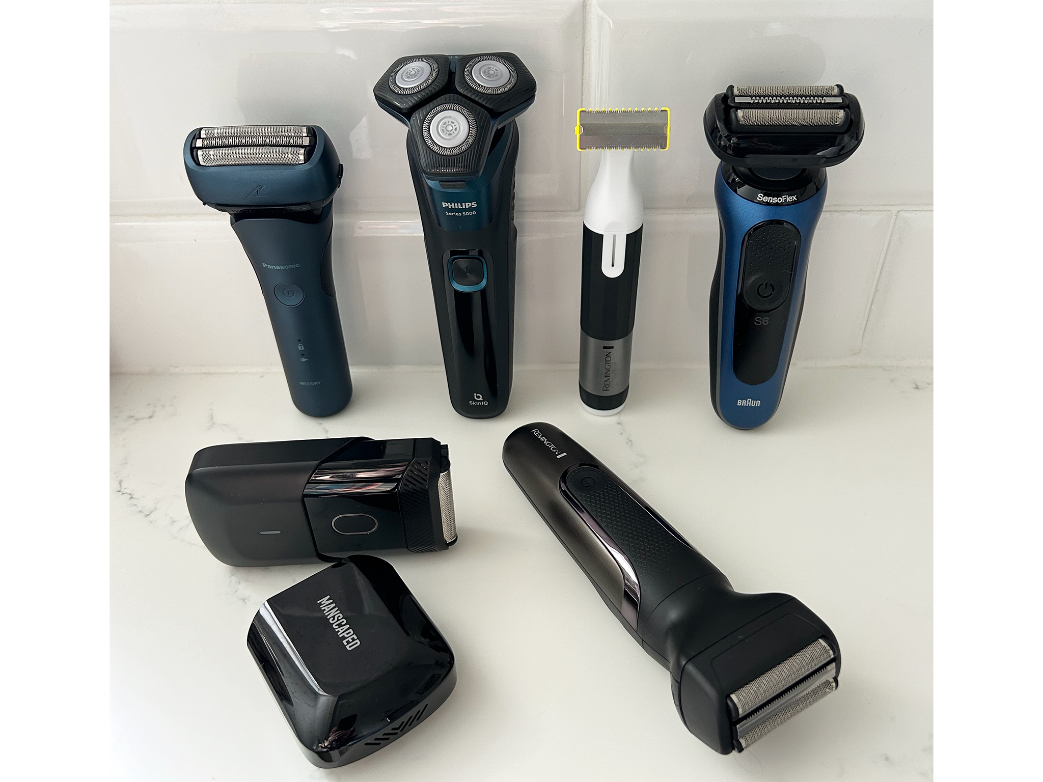 Some of the shavers we sampled