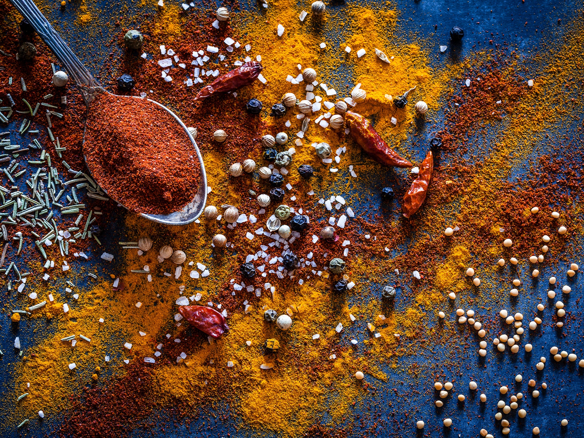 In season: Spices also count towards your 30-a-week goal