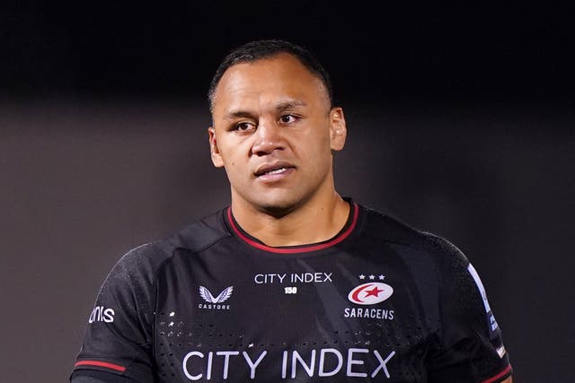 Billy Vunipola has received a warning from the Rugby Football Union (Bradley Collyer/PA)