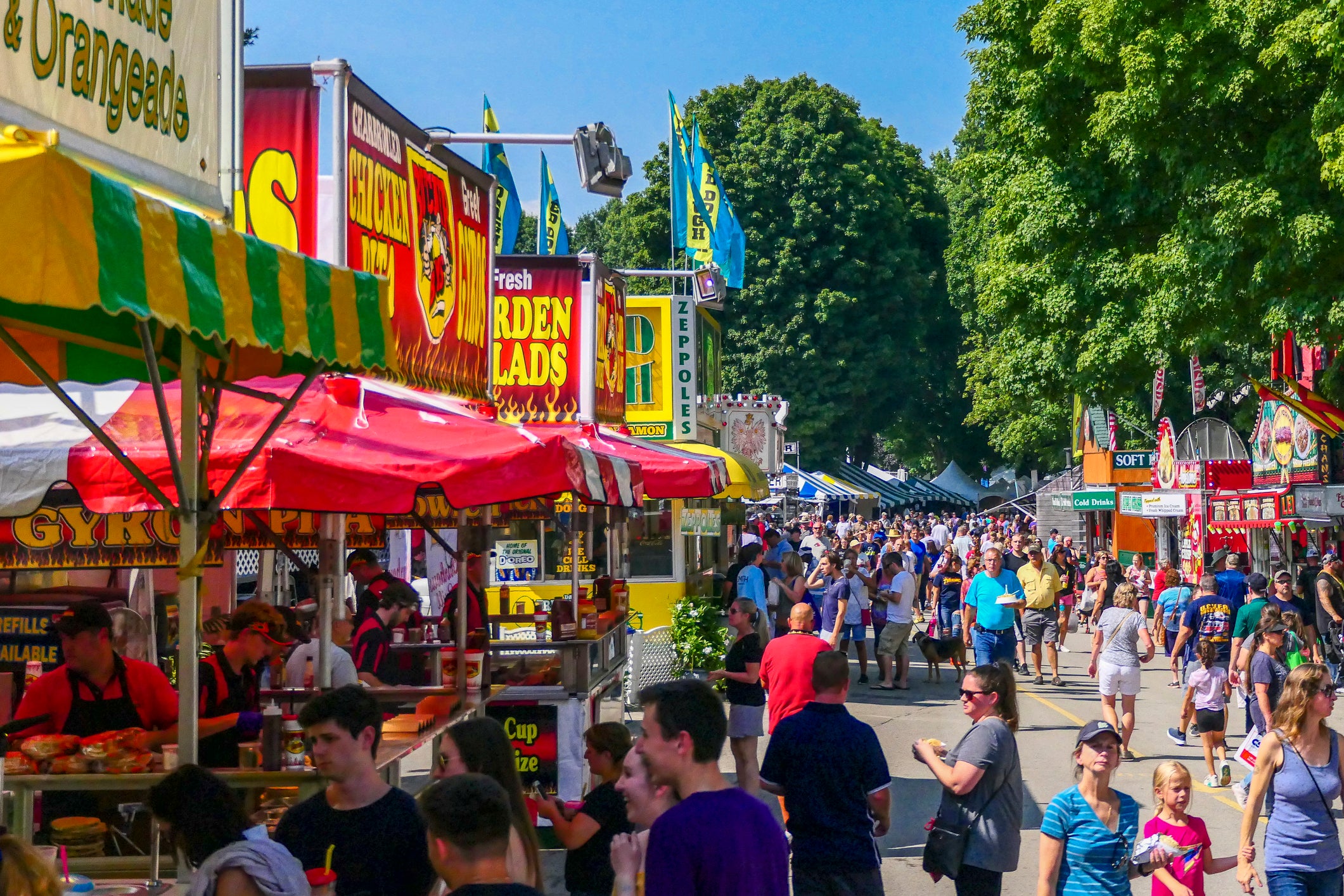 Rhinebeck is famous for its farmer’s markets and fairs